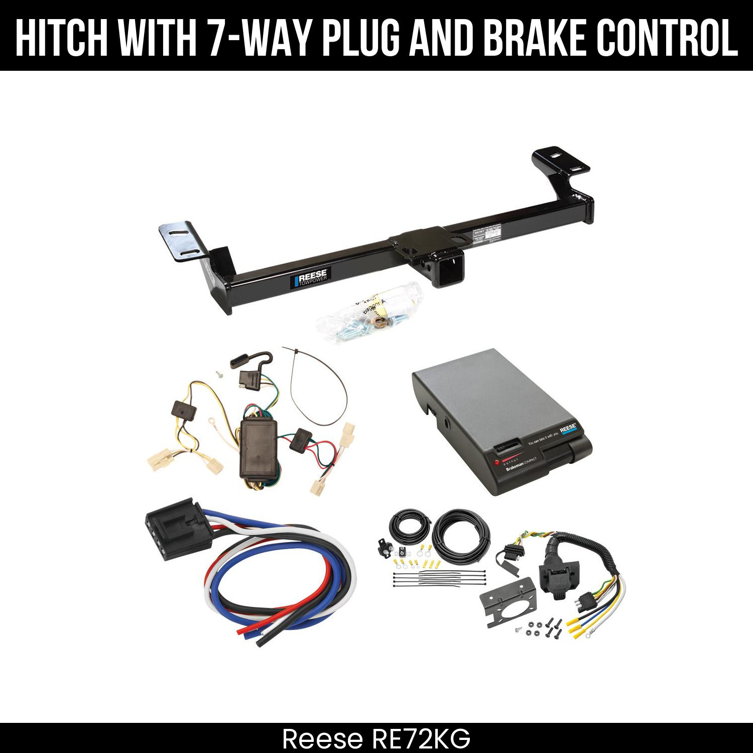 Trailer Hitch , 7-Way , Reese Brakeman Brake Control