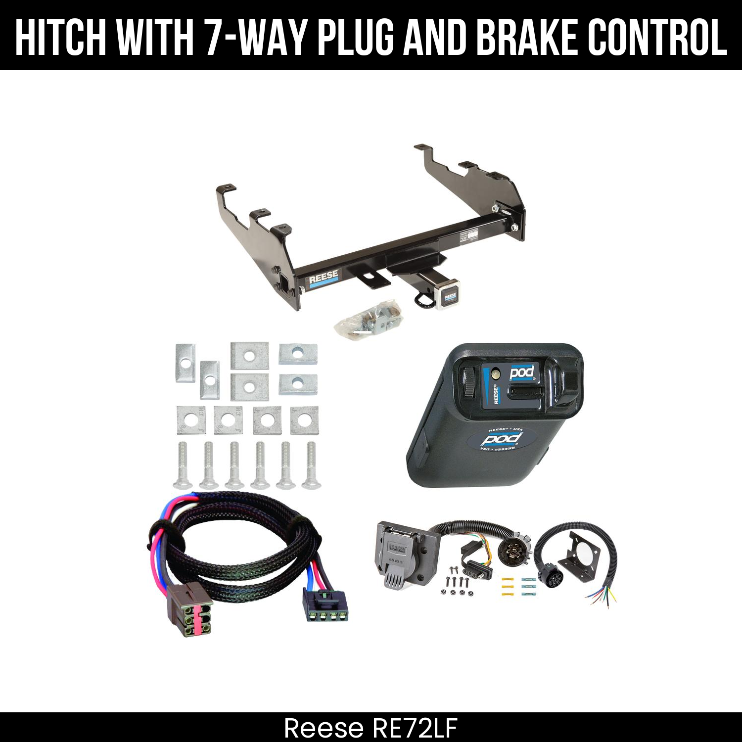 Trailer Hitch , 7-Way , Reese POD Brake Control
