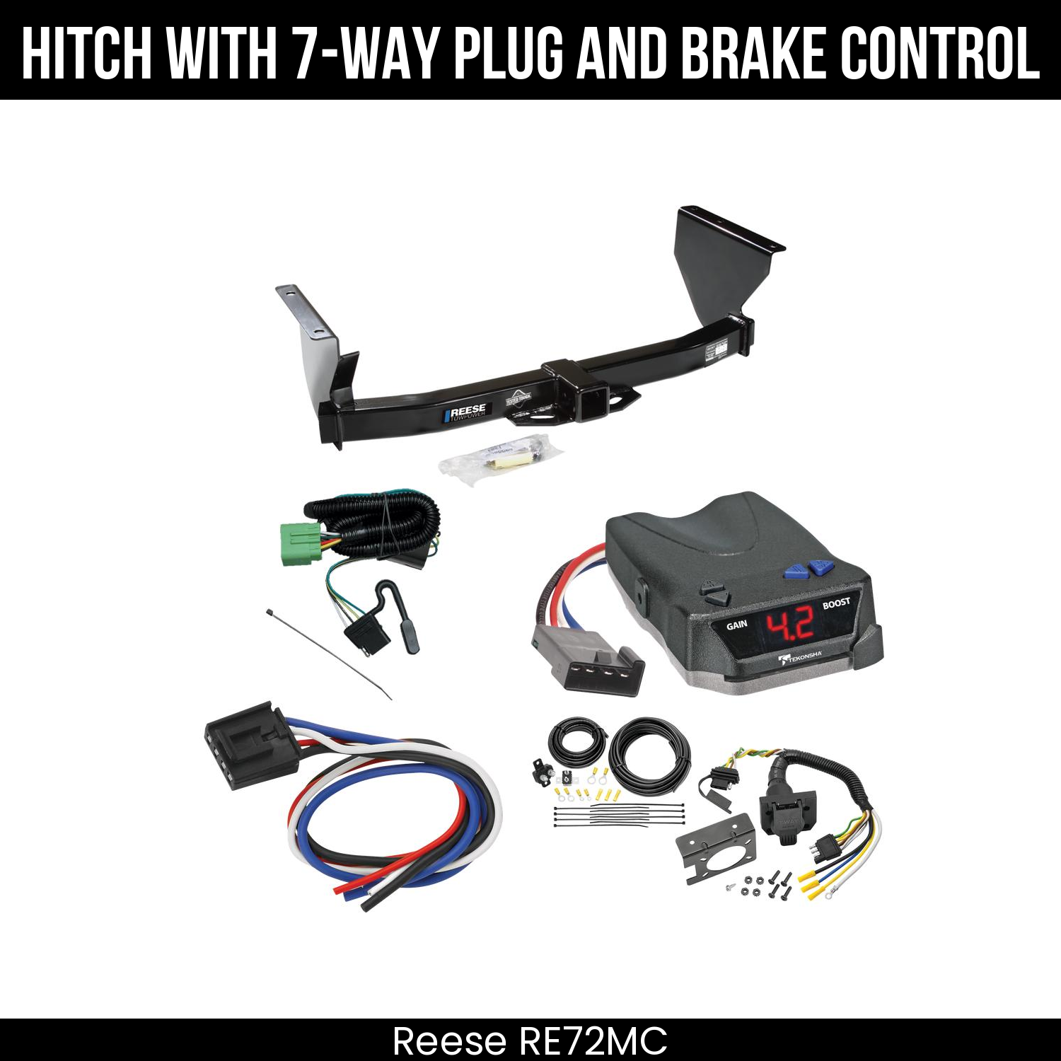 Trailer Hitch , 7-Way , Tekonsha Brake EVN Control