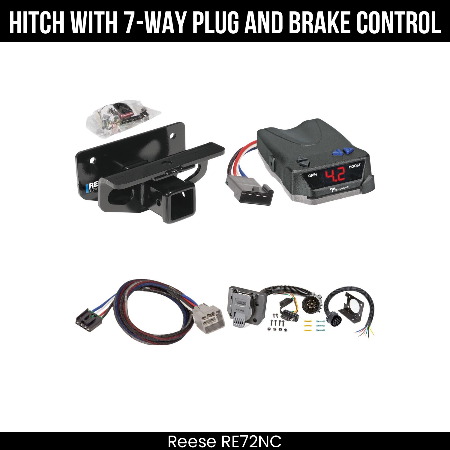 Trailer Hitch , 7-Way , Tekonsha Brake EVN Control