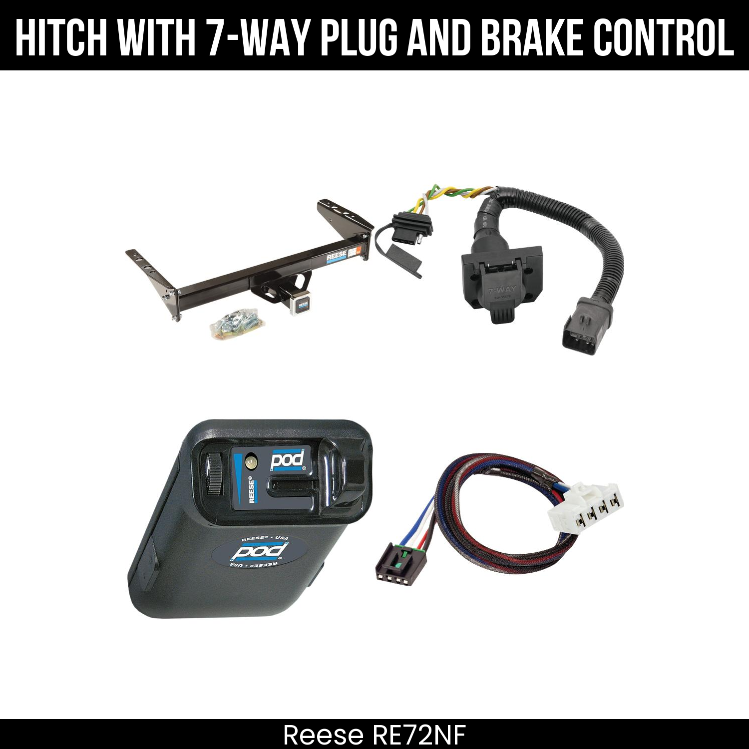Trailer Hitch , 7-Way , Reese POD Brake Control