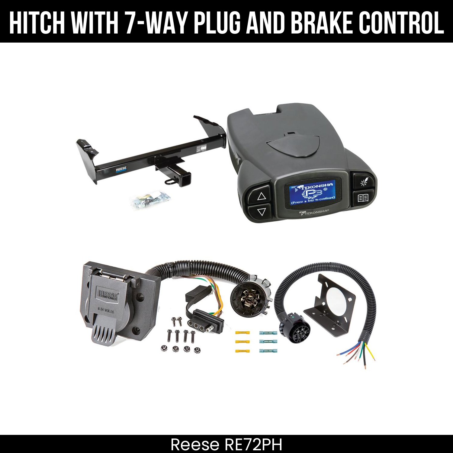 Trailer Hitch , 7-Way , Tekonsha Prodigy P3 Brake Control