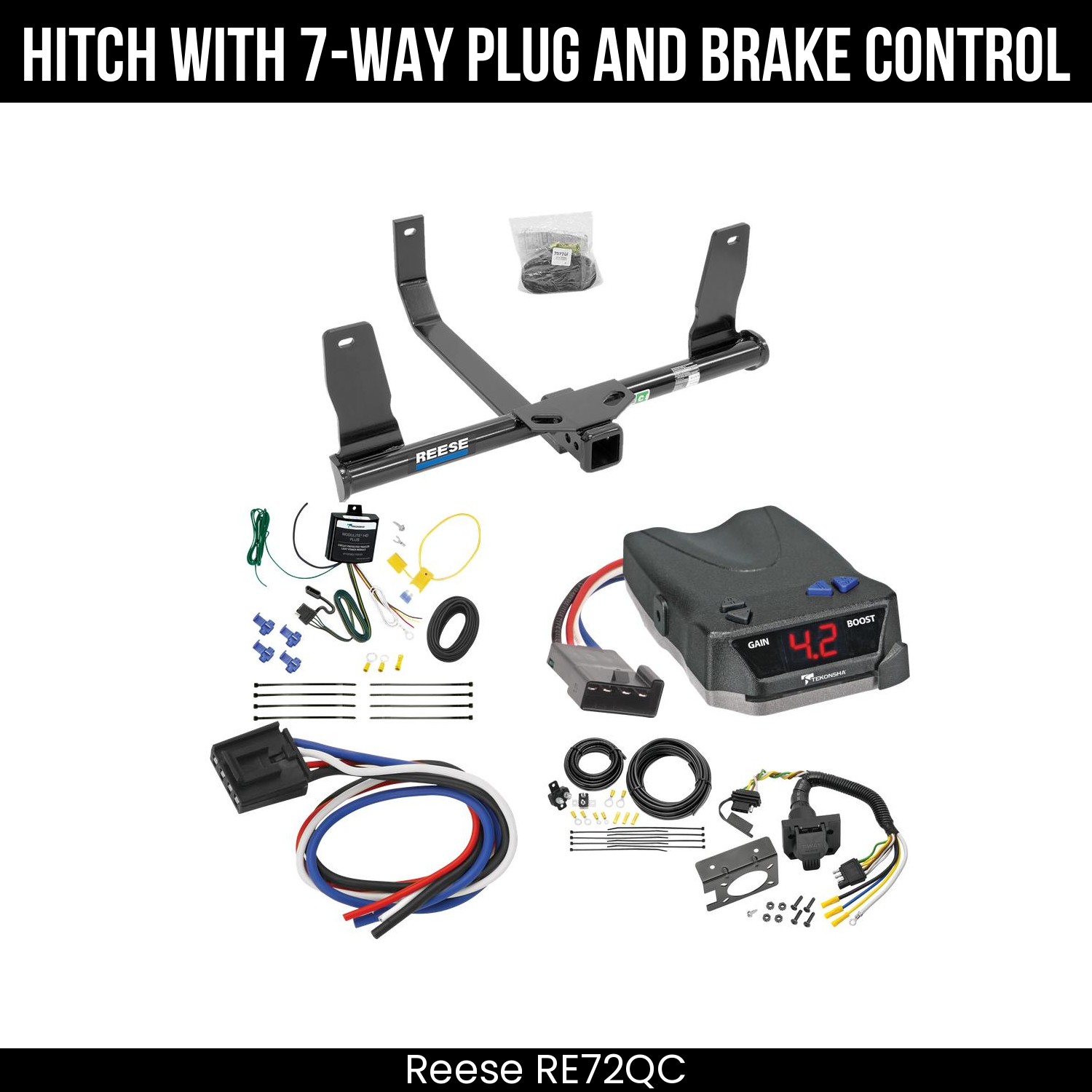 Trailer Hitch , 7-Way , Tekonsha Brake EVN Control
