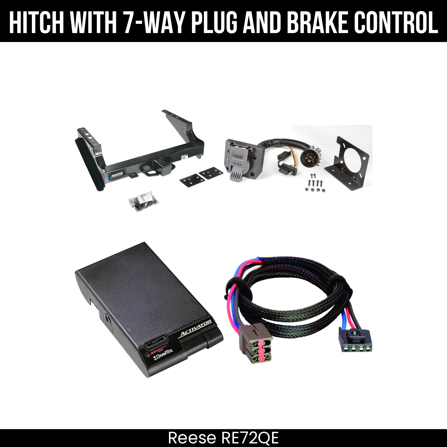 Trailer Hitch , 7-Way , Draw-Tite Activator Brake Control