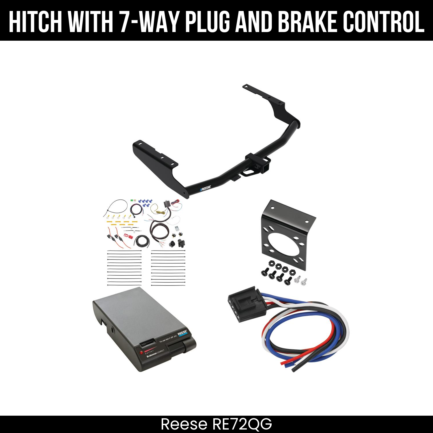 Trailer Hitch , 7-Way , Reese Brakeman Brake Control