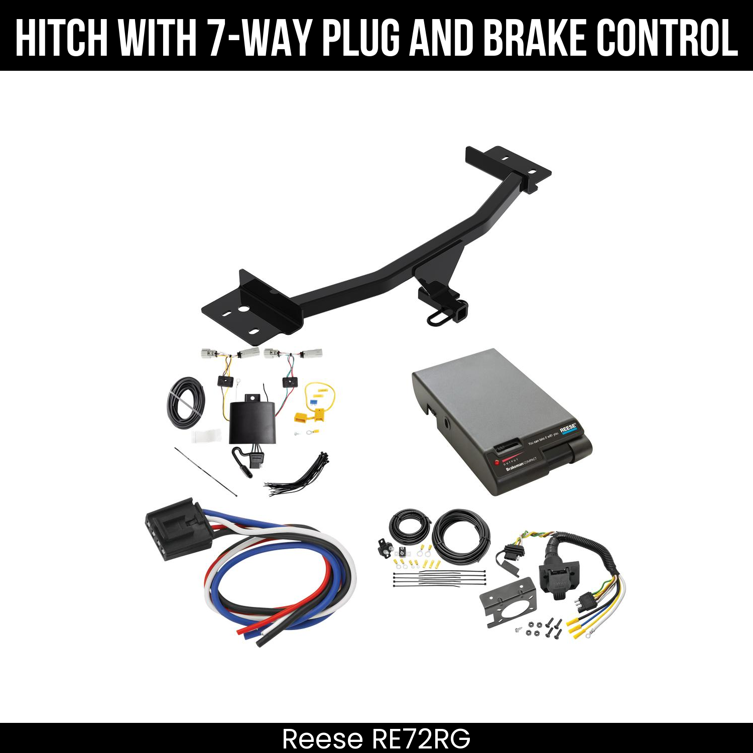 Trailer Hitch , 7-Way , Reese Brakeman Brake Control