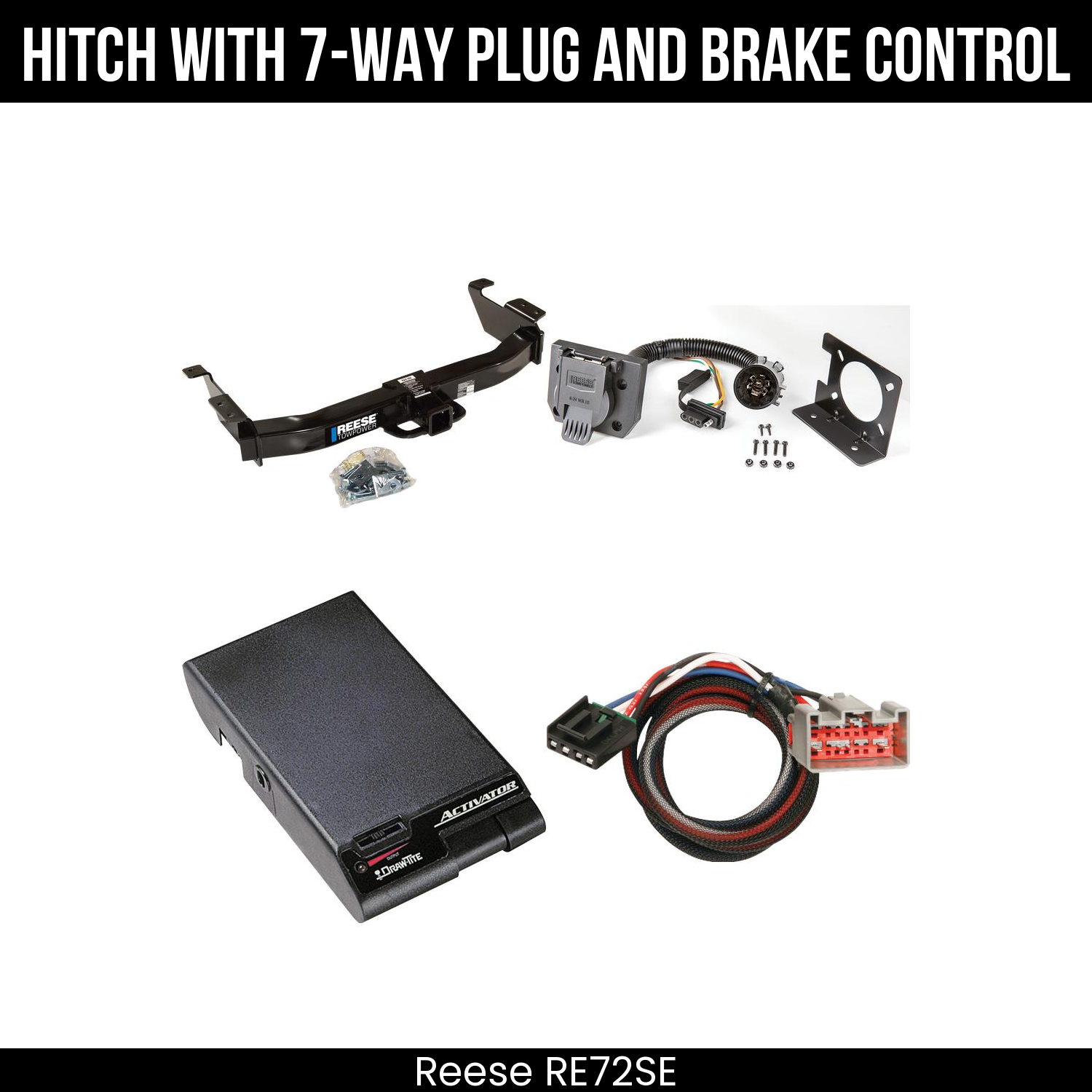 Trailer Hitch , 7-Way , Draw-Tite Activator Brake Control