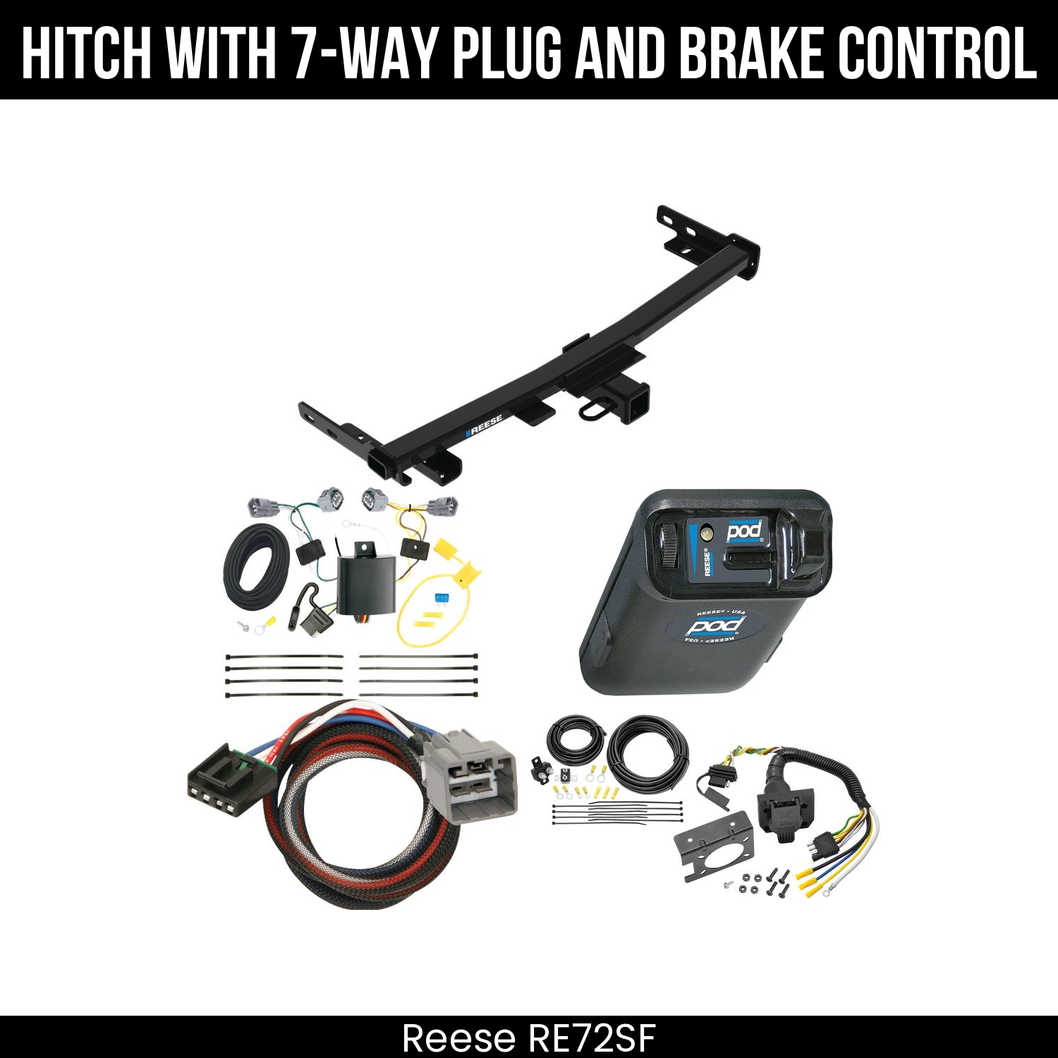Trailer Hitch , 7-Way , Reese POD Brake Control