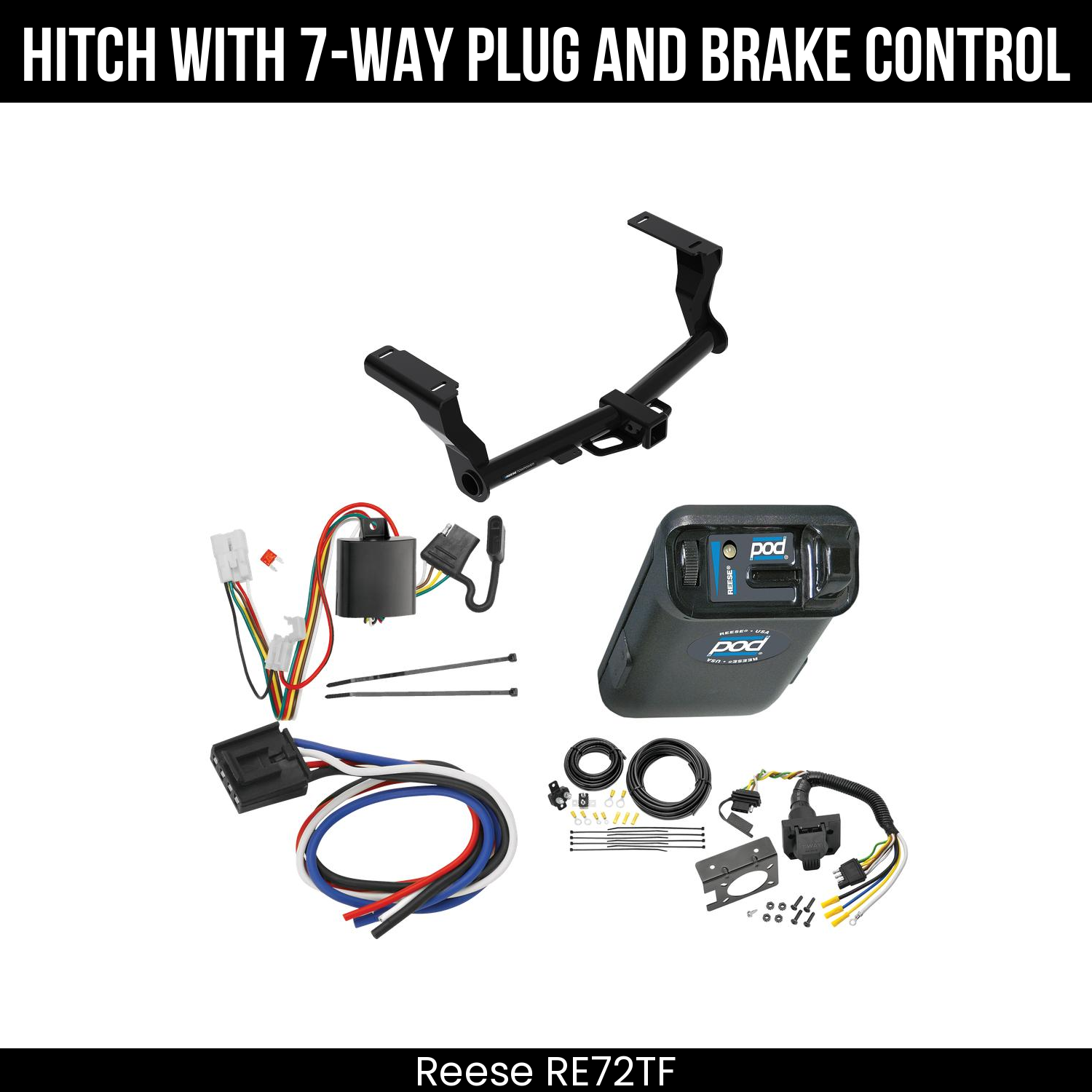 Trailer Hitch , 7-Way , Reese POD Brake Control