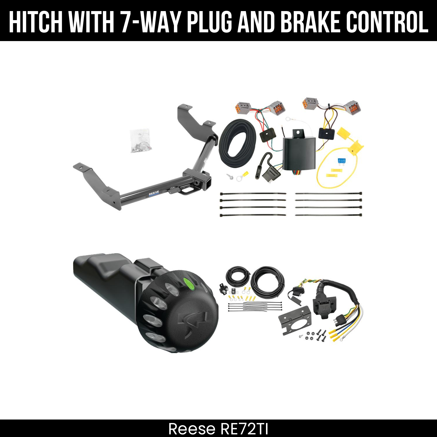 Trailer Hitch , 7-Way , Tekonsha Voyager iD Smart Brake Control