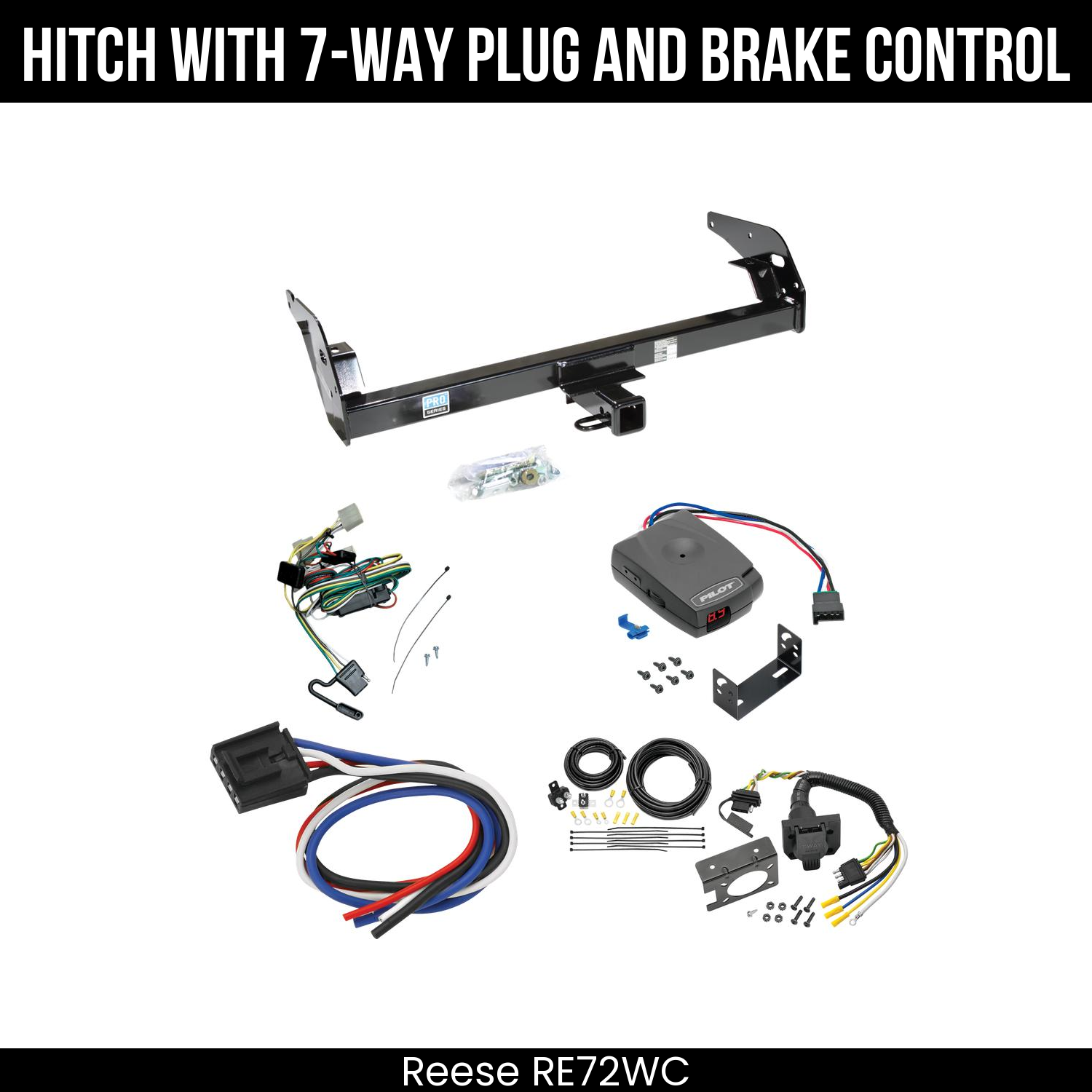 Trailer Hitch , 7-Way , Pro Series Pilot Brake Control