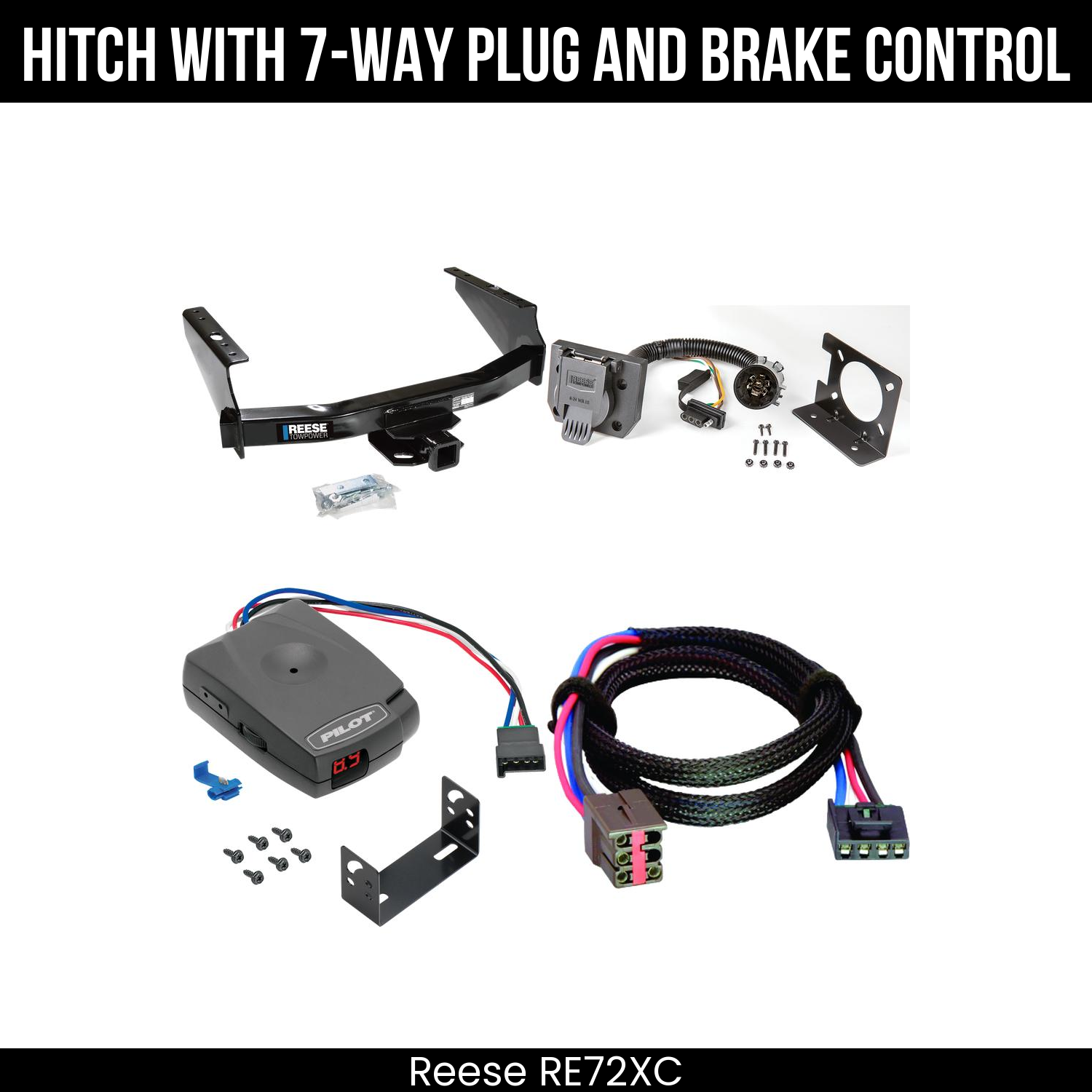 Trailer Hitch , 7-Way , Pro Series Pilot Brake Control