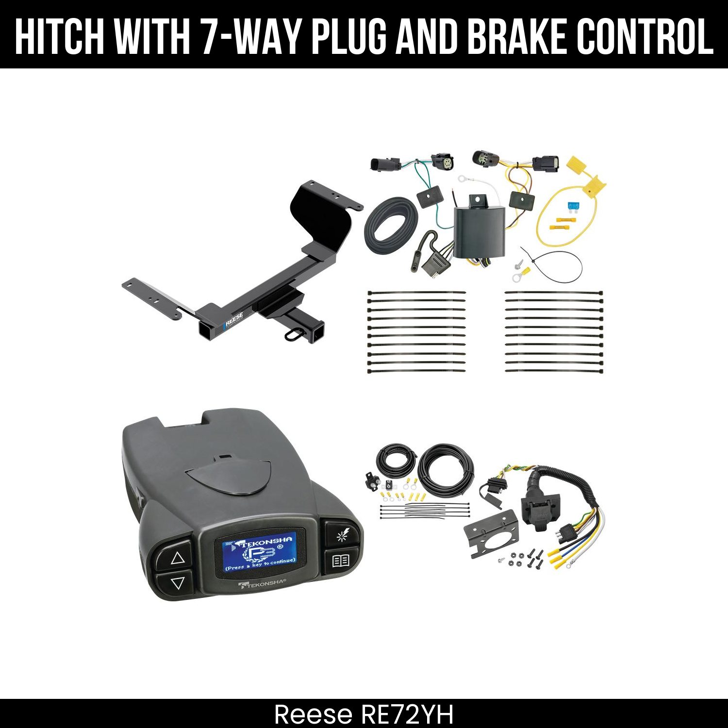 Trailer Hitch , 7-Way , Tekonsha Prodigy P3 Brake Control