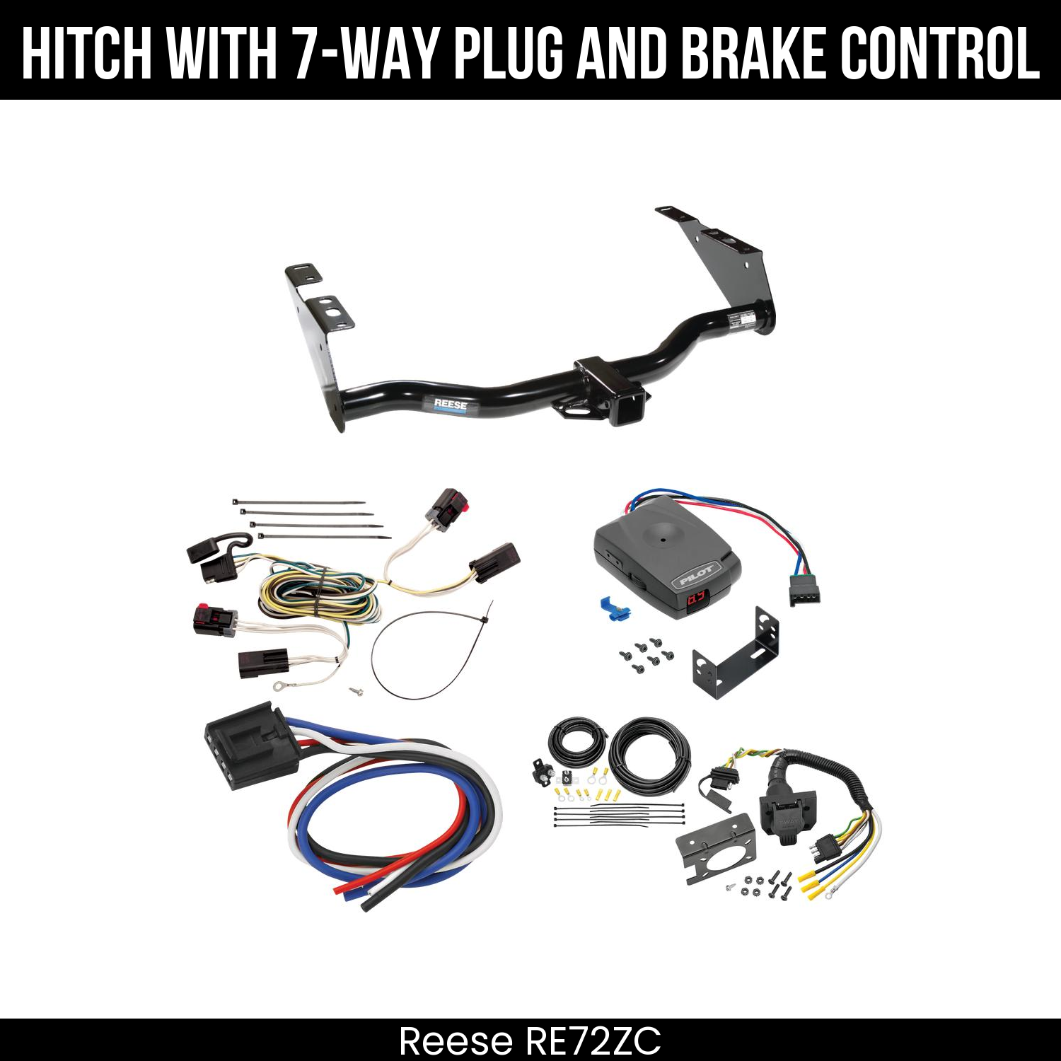 Trailer Hitch , 7-Way , Pro Series Pilot Brake Control