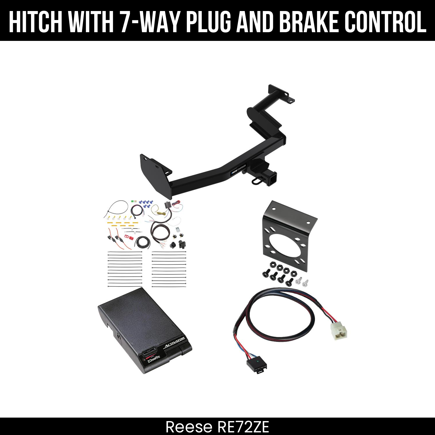 Trailer Hitch , 7-Way , Draw-Tite Activator Brake Control