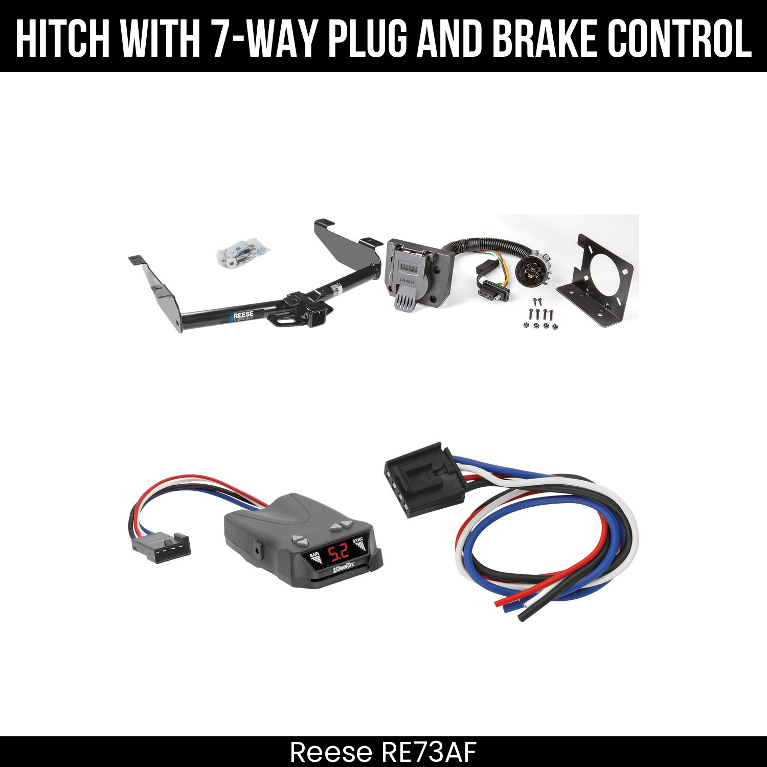 Trailer Hitch , 7-Way , Draw-Tite Activator IV Brake Control