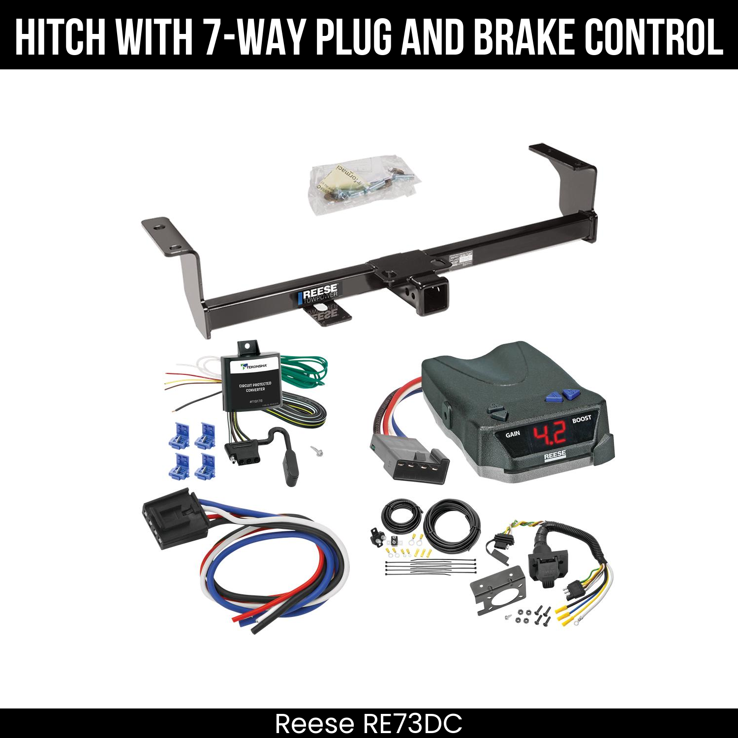 Trailer Hitch , 7-Way , Reese Brake EVN Control
