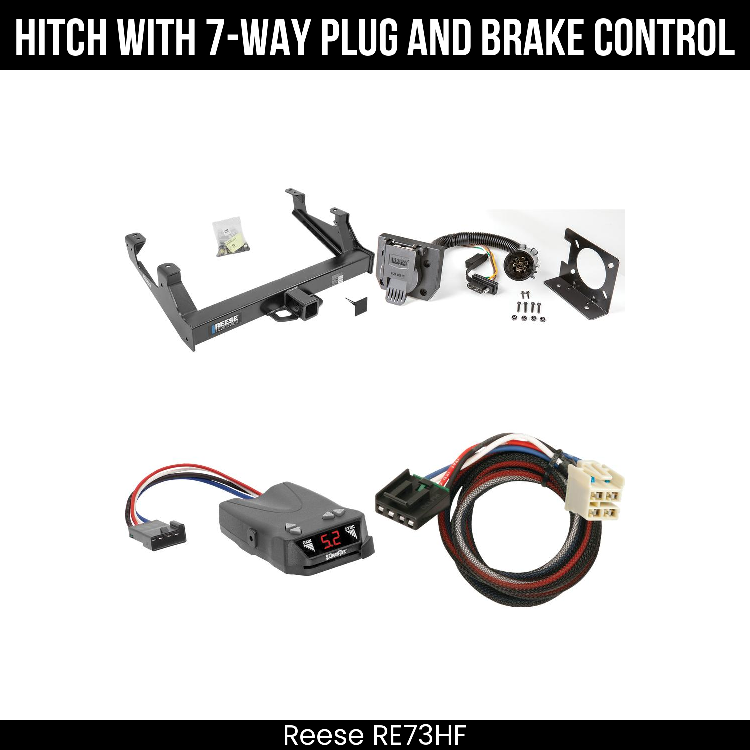 Trailer Hitch , 7-Way , Draw-Tite Activator IV Brake Control