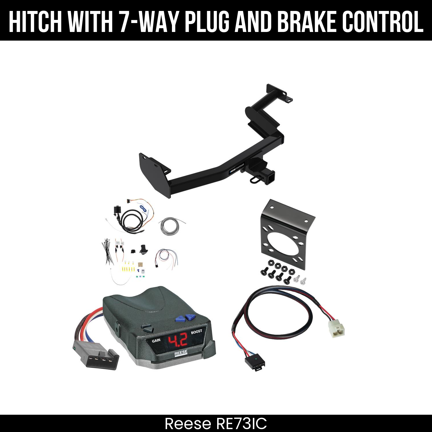 Trailer Hitch , 7-Way , Reese Brake EVN Control