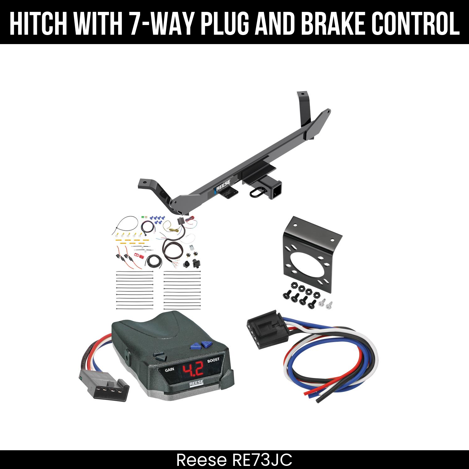 Trailer Hitch , 7-Way , Reese Brake EVN Control