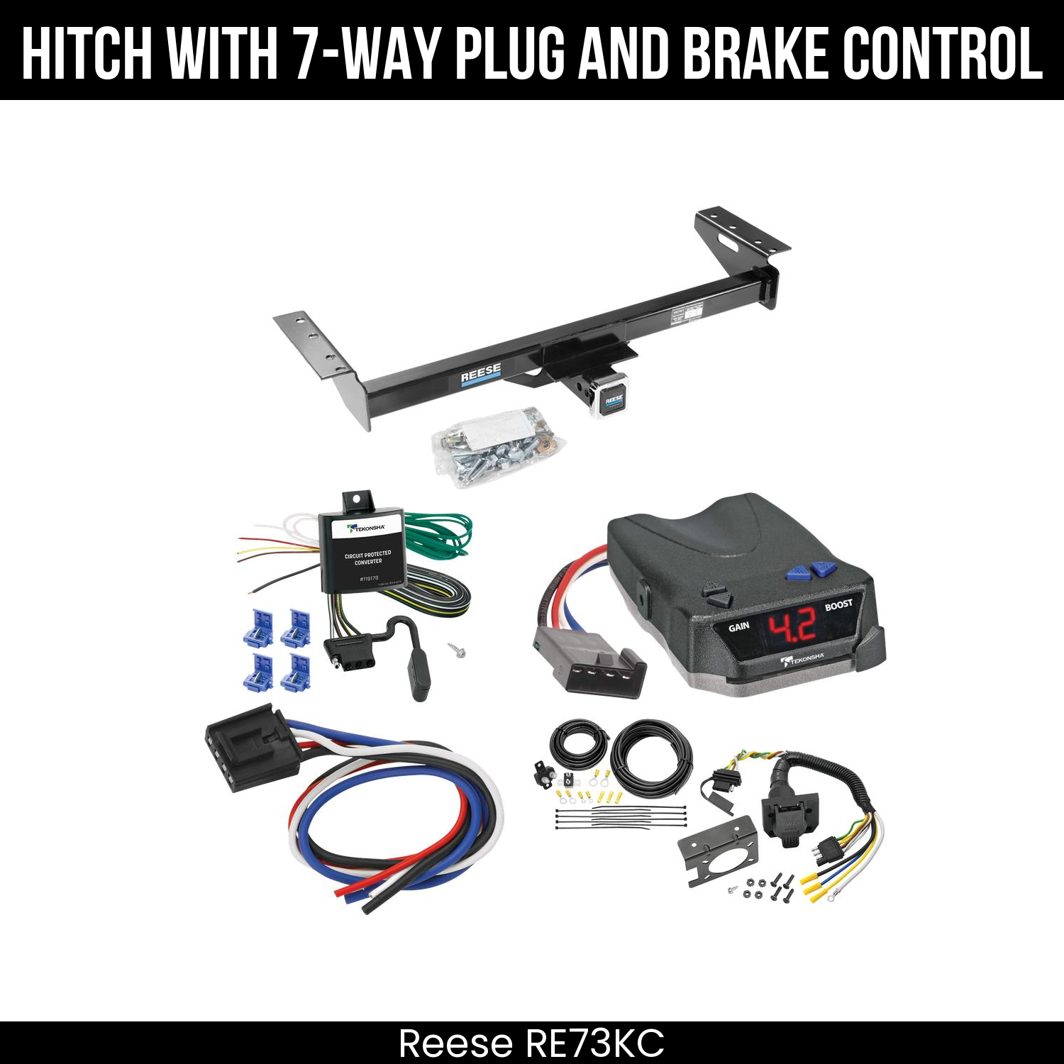 Trailer Hitch , 7-Way , Tekonsha Brake EVN Control