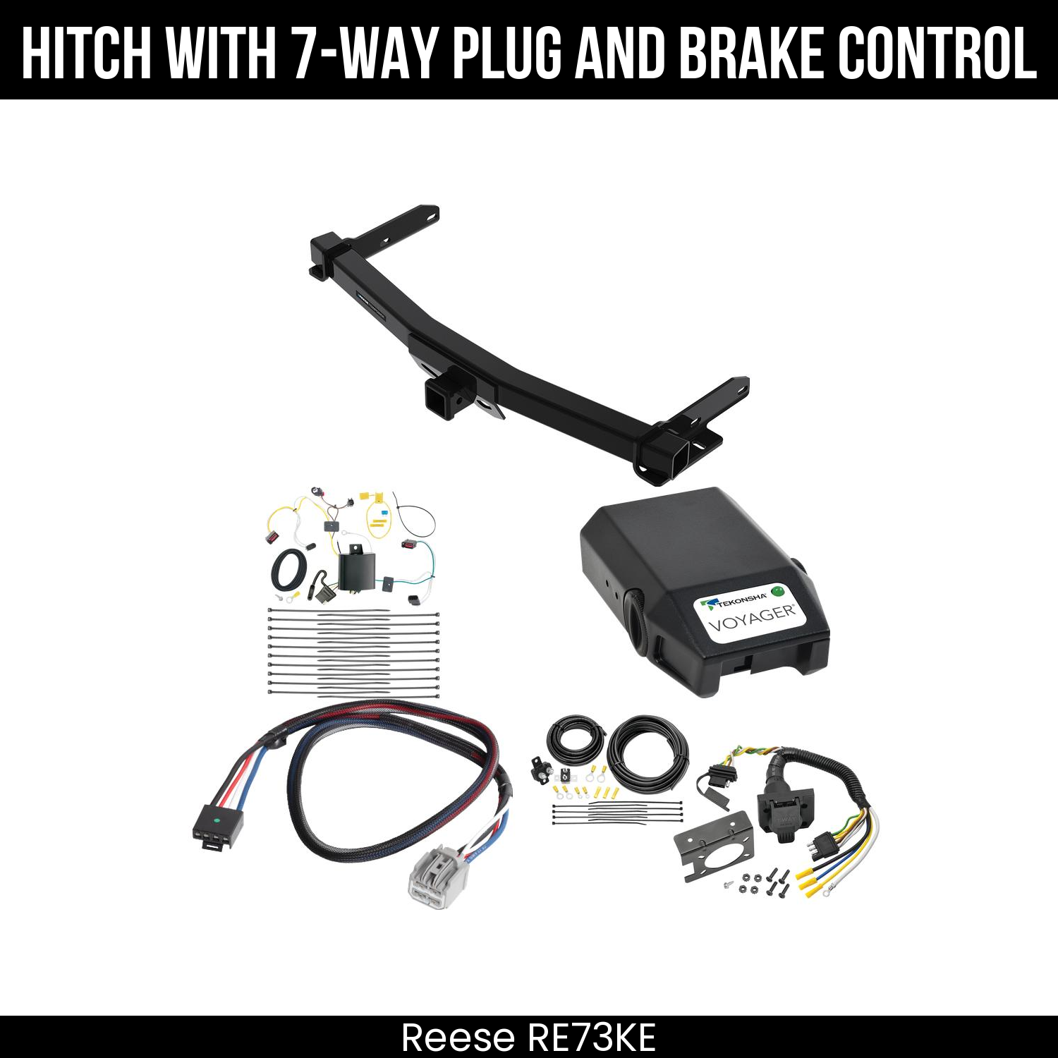 Trailer Hitch , 7-Way , Tekonsha Voyager Brake Control