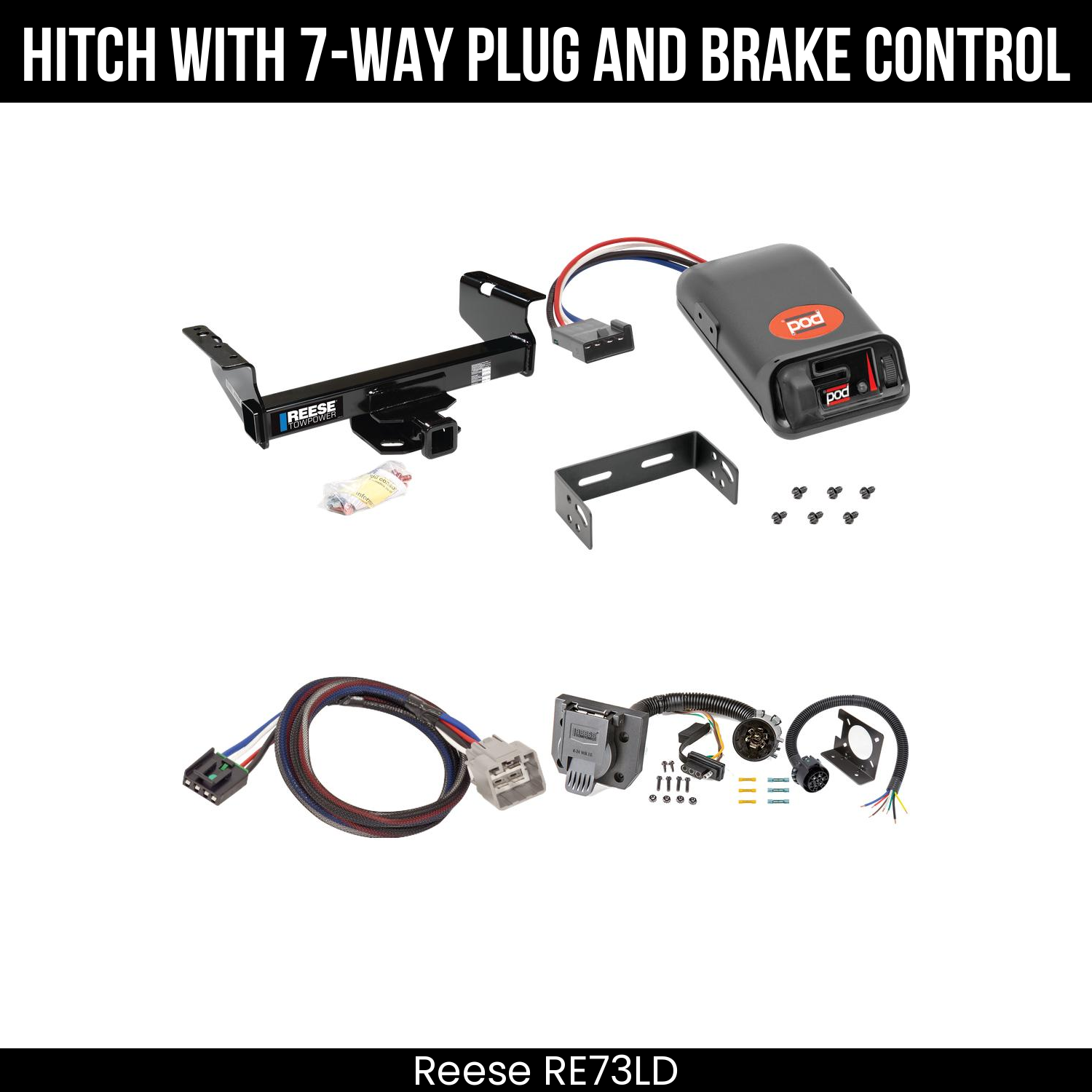 Trailer Hitch , 7-Way , Pro Series POD Brake Control