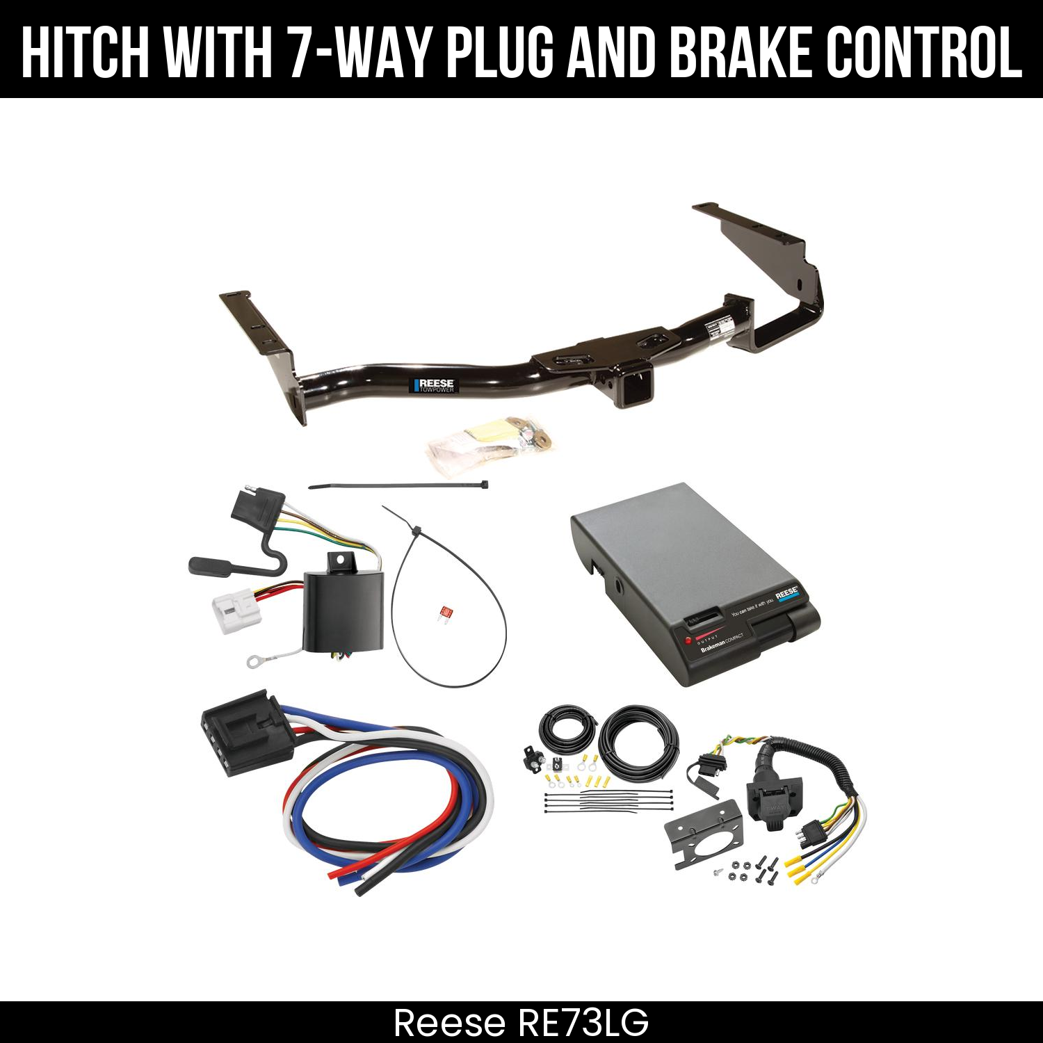 Trailer Hitch , 7-Way , Reese Brakeman Brake Control