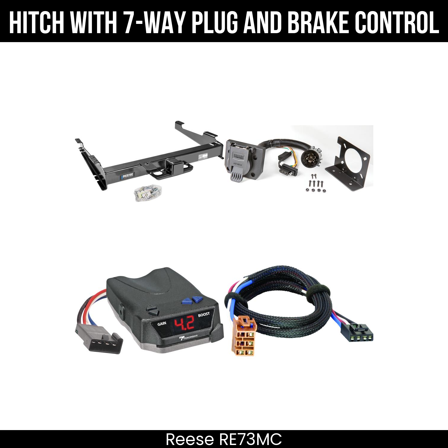 Trailer Hitch , 7-Way , Tekonsha Brake EVN Control