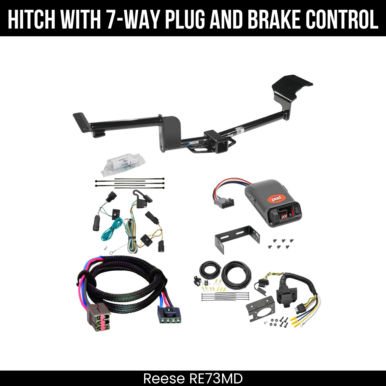 Trailer Hitch , 7-Way , Pro Series POD Brake Control