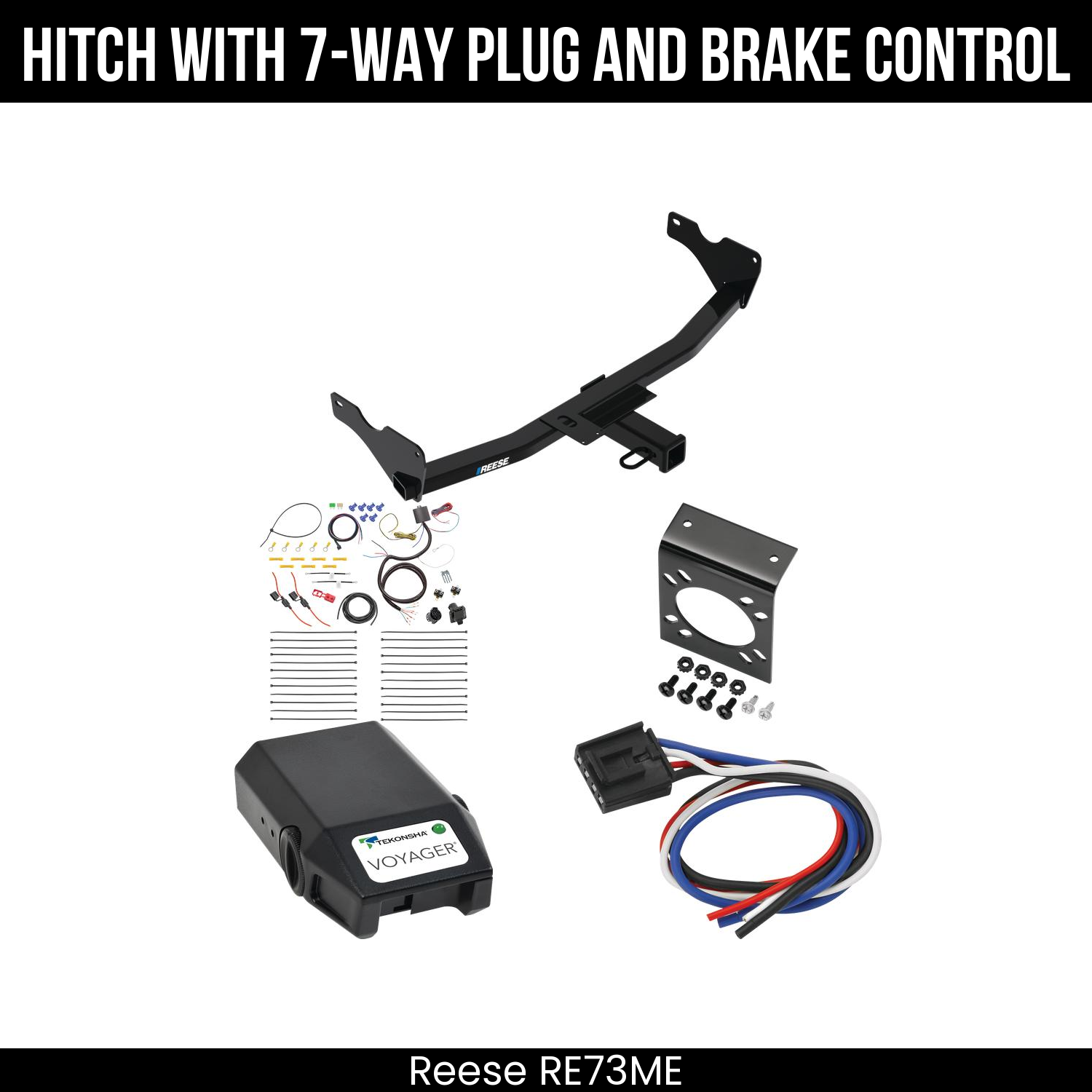 Trailer Hitch , 7-Way , Tekonsha Voyager Brake Control
