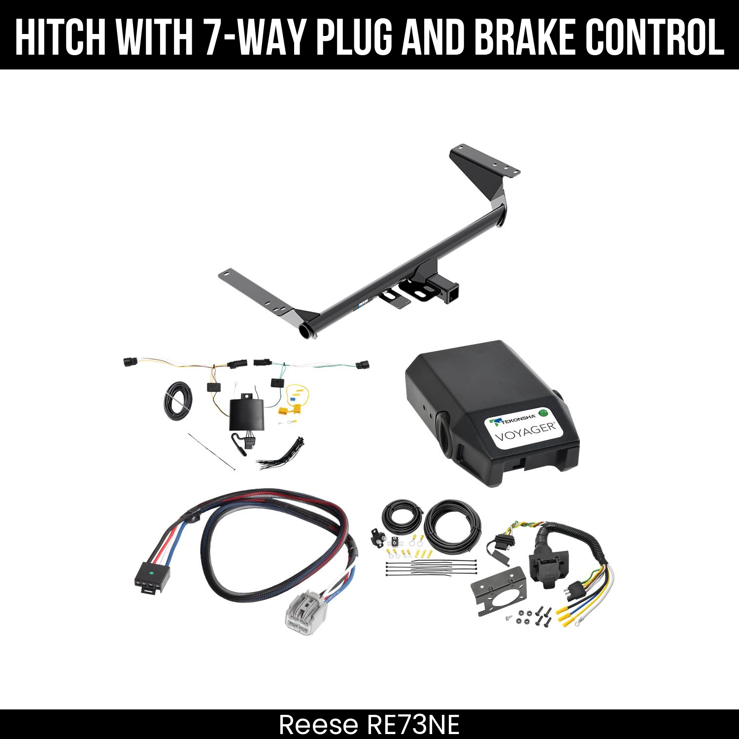 Trailer Hitch , 7-Way , Tekonsha Voyager Brake Control