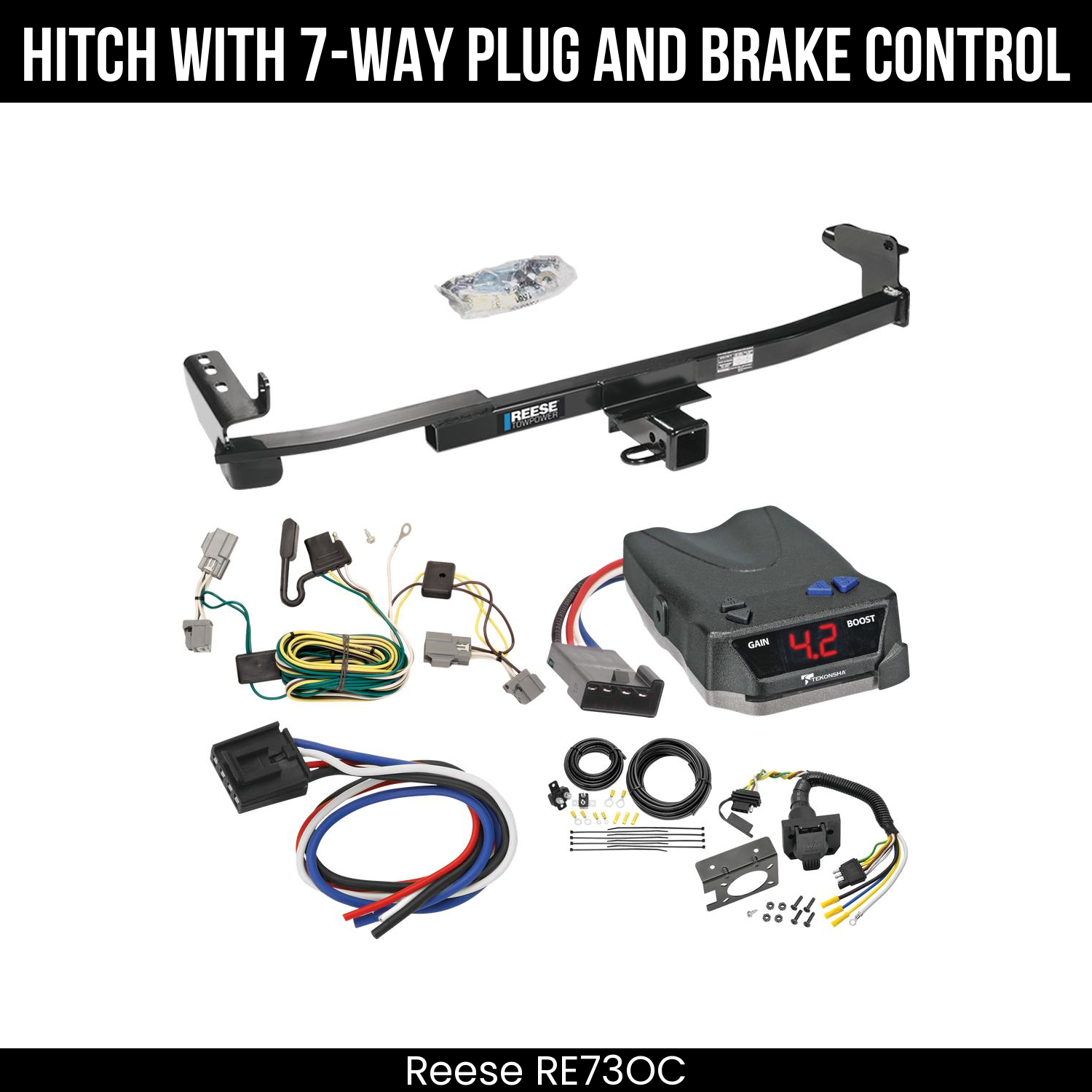 Trailer Hitch , 7-Way , Tekonsha Brake EVN Control