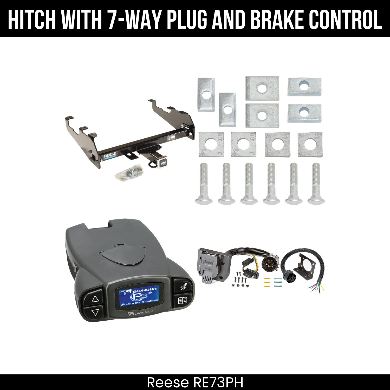 Trailer Hitch , 7-Way , Tekonsha Prodigy P3 Brake Control