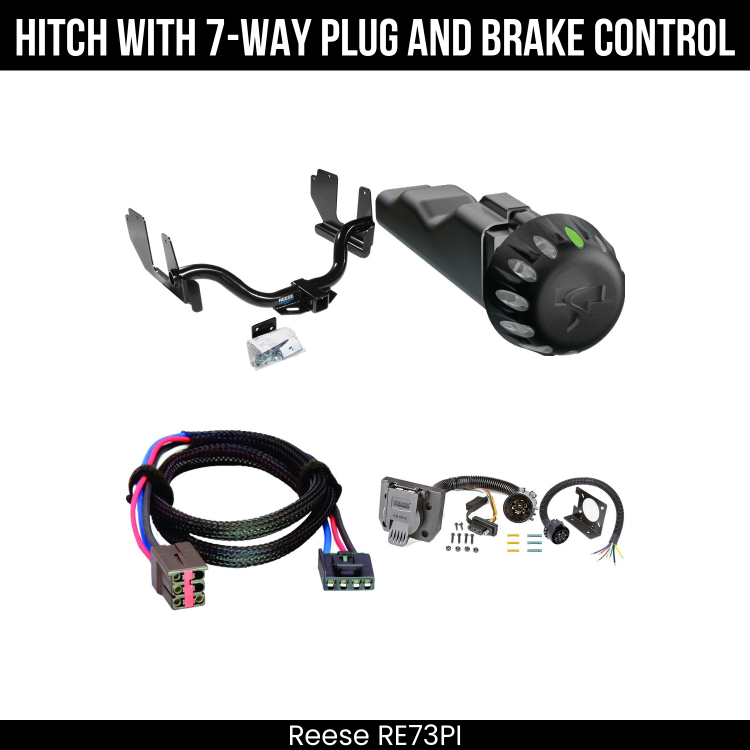 Trailer Hitch , 7-Way , Tekonsha Voyager iD Smart Brake Control