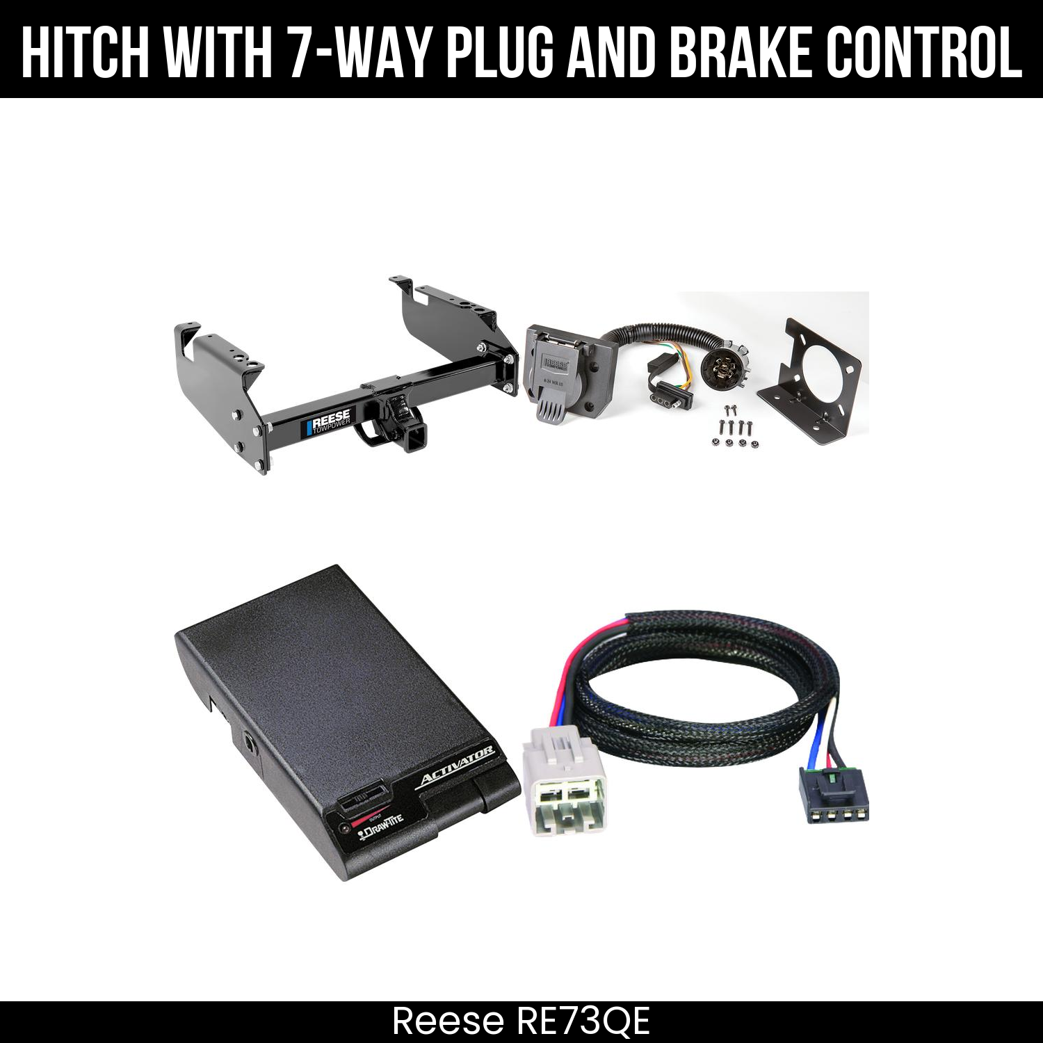 Trailer Hitch , 7-Way , Draw-Tite Activator Brake Control