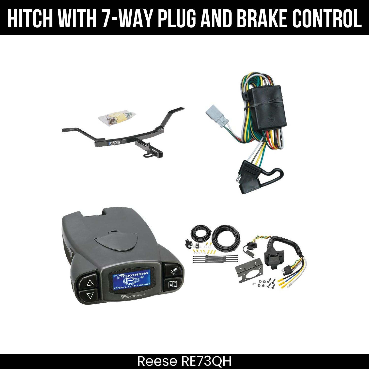 Trailer Hitch , 7-Way , Tekonsha Prodigy P3 Brake Control