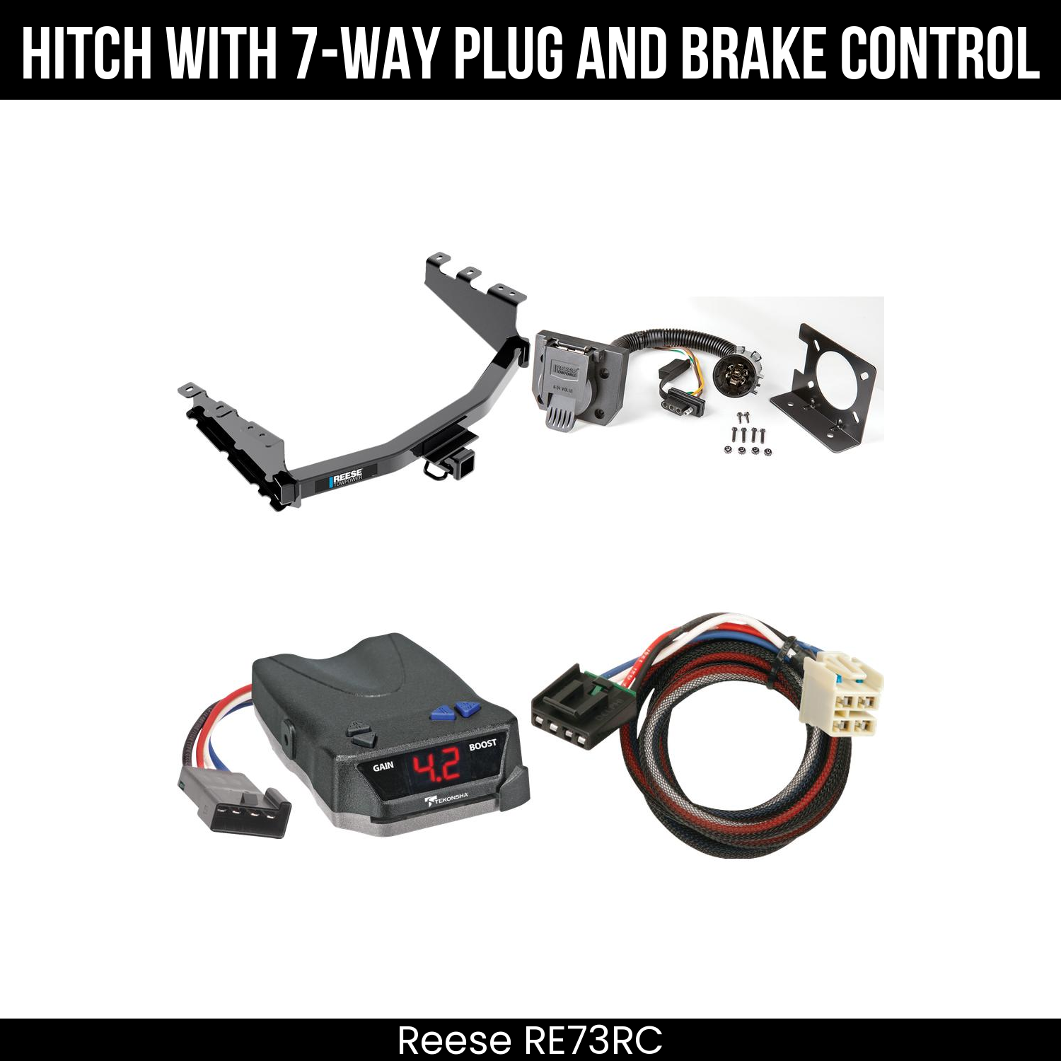Trailer Hitch , 7-Way , Tekonsha Brake EVN Control