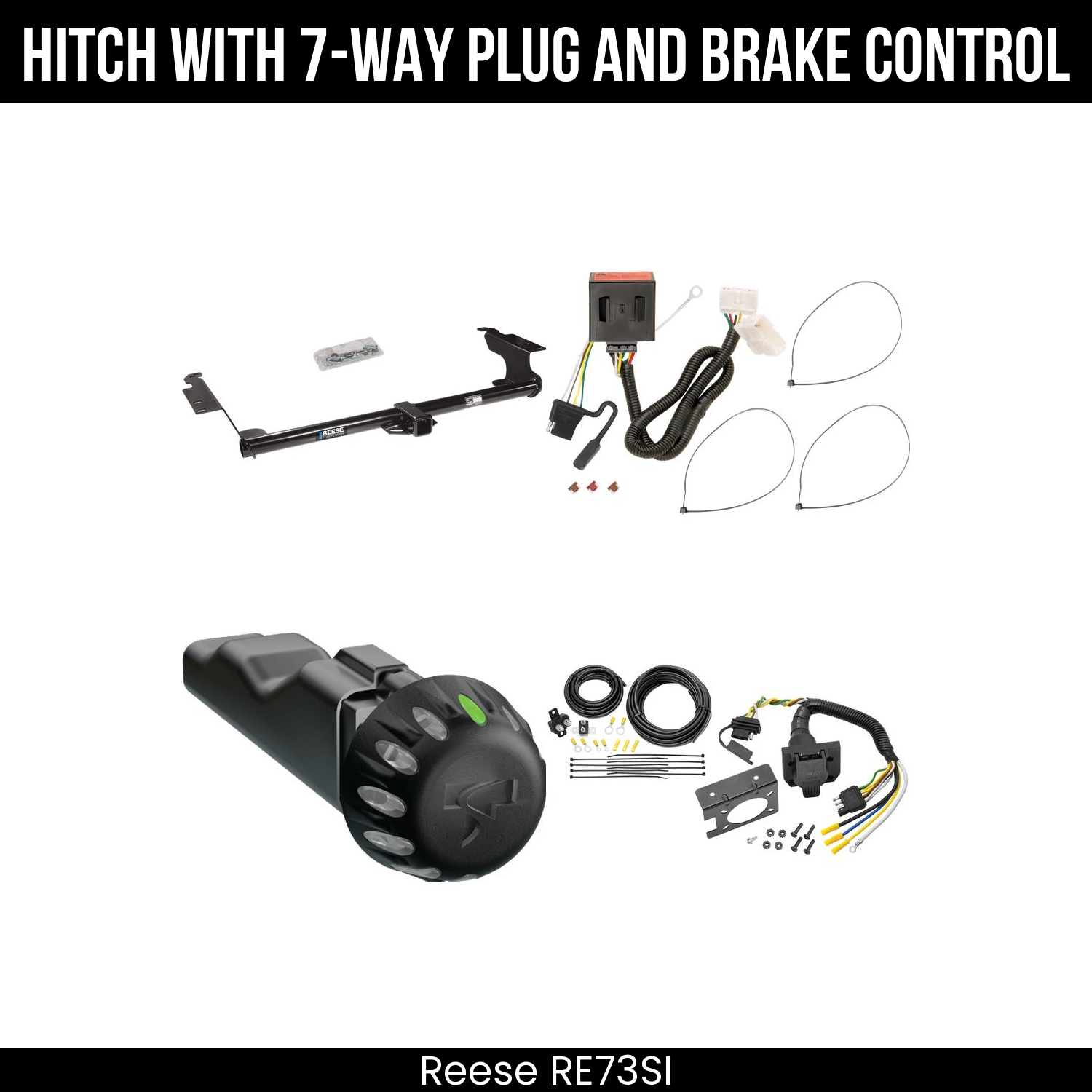 Trailer Hitch , 7-Way , Tekonsha Voyager iD Smart Brake Control