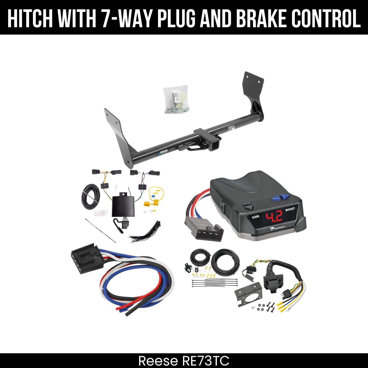 Trailer Hitch , 7-Way , Tekonsha Brake EVN Control