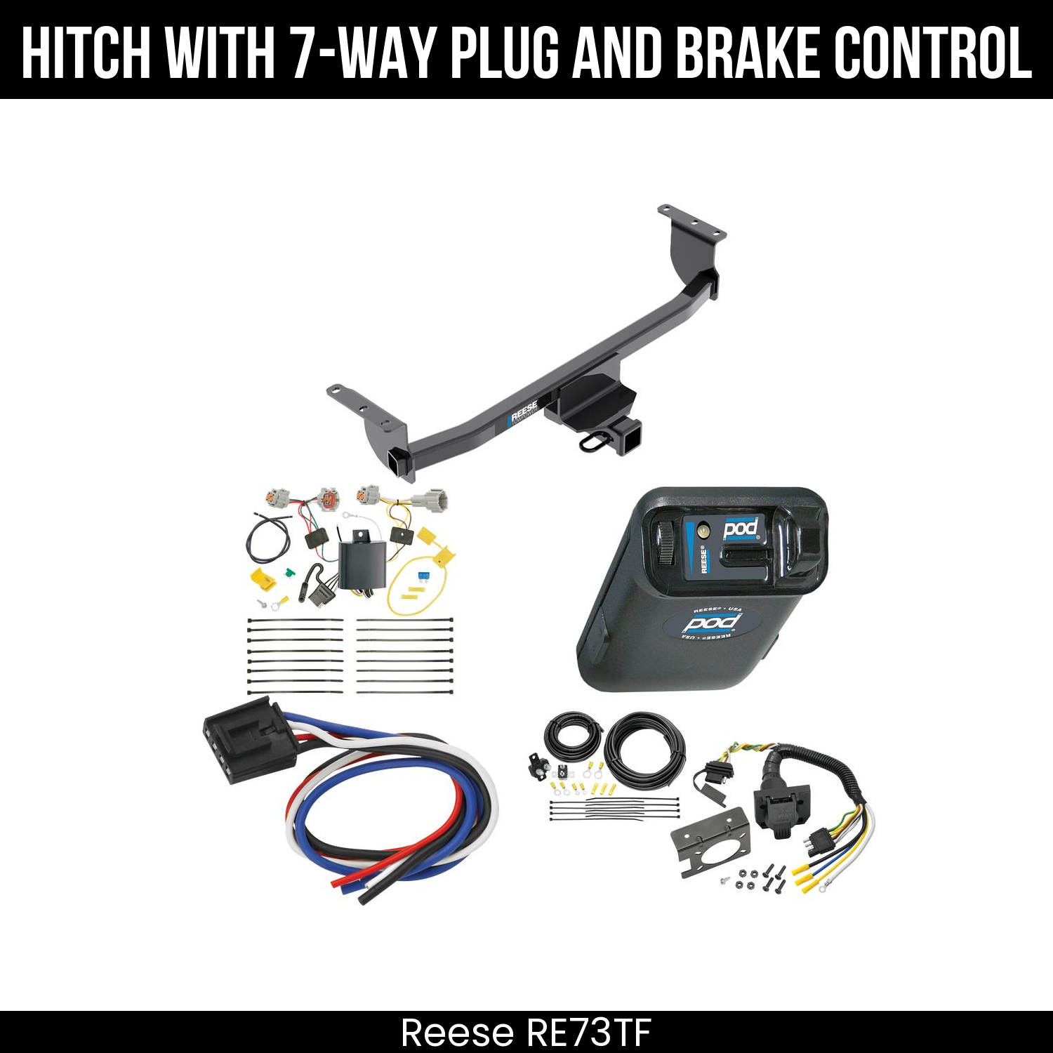 Trailer Hitch , 7-Way , Reese POD Brake Control