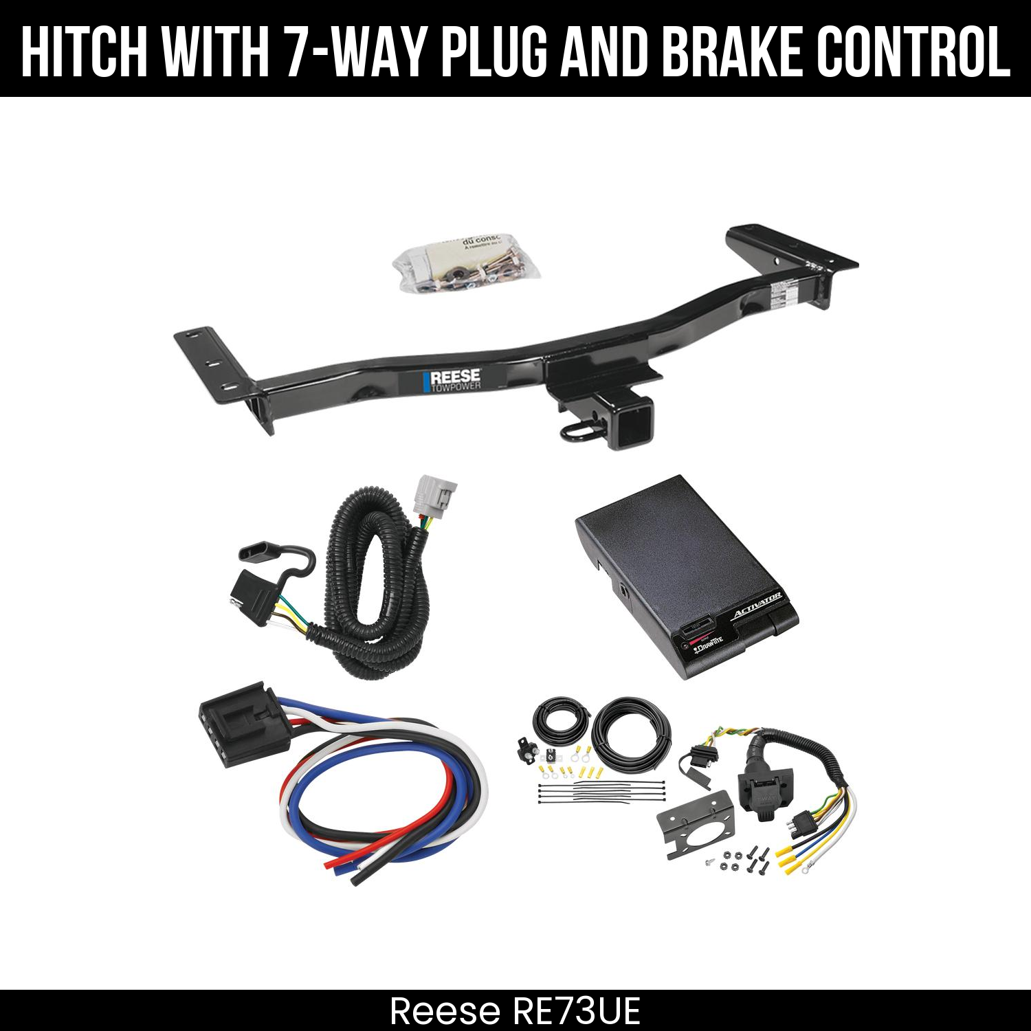 Trailer Hitch , 7-Way , Draw-Tite Activator Brake Control