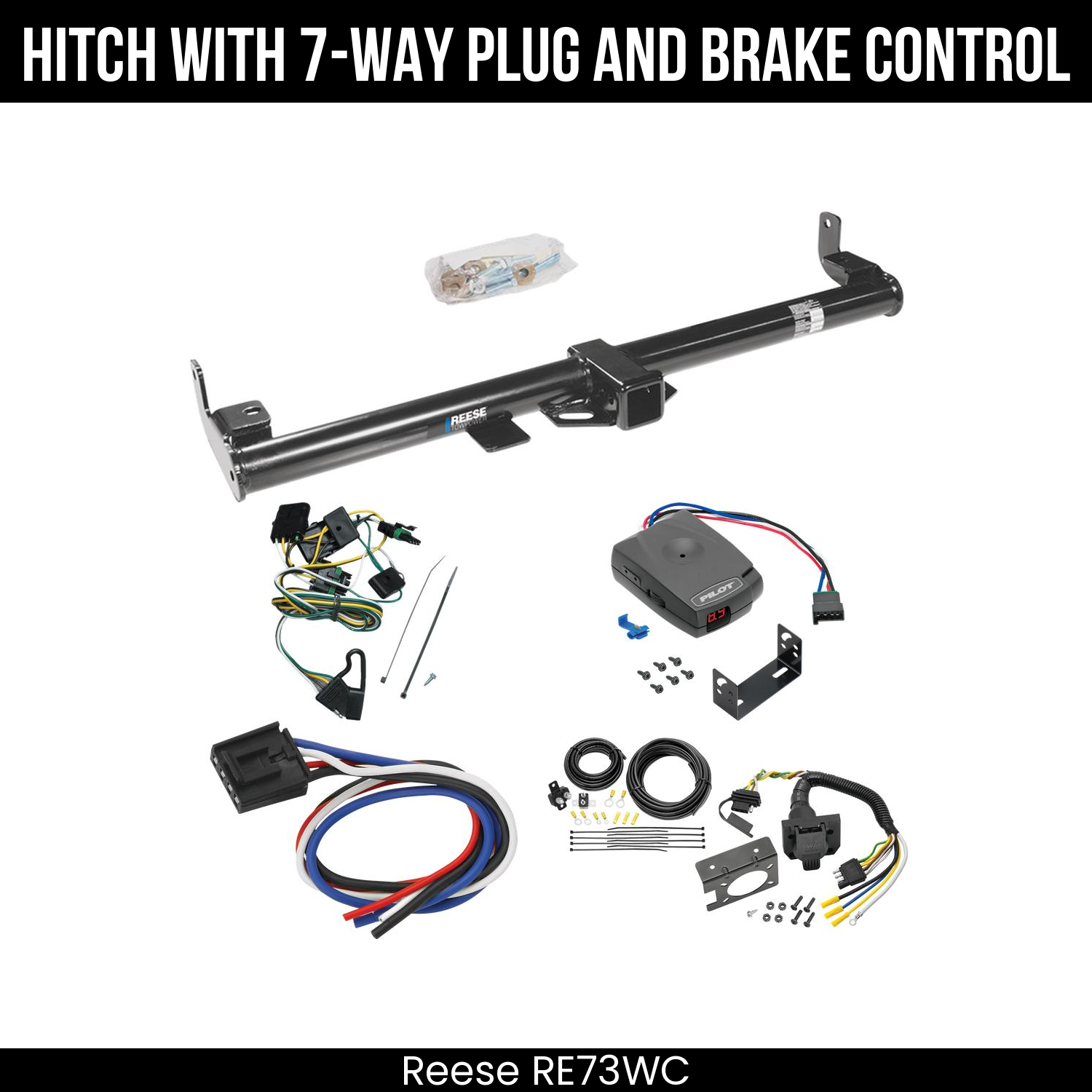 Trailer Hitch , 7-Way , Pro Series Pilot Brake Control