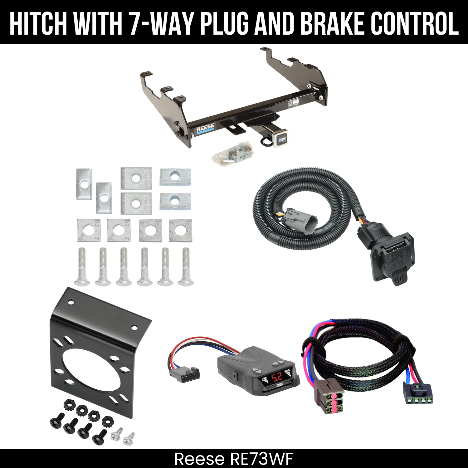 Trailer Hitch , 7-Way , Reese Brakeman IV Brake Control