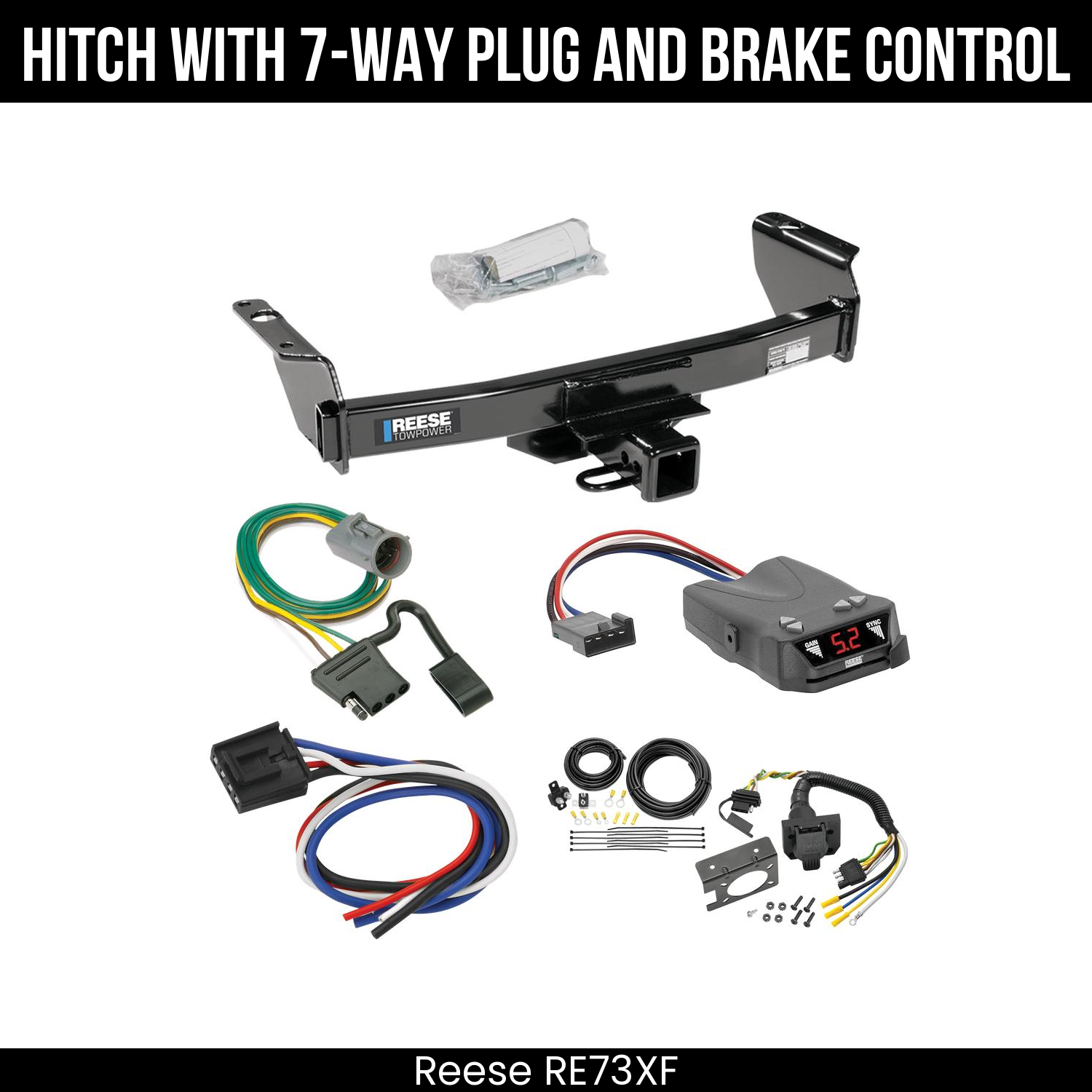 Trailer Hitch , 7-Way , Reese Brakeman IV Brake Control