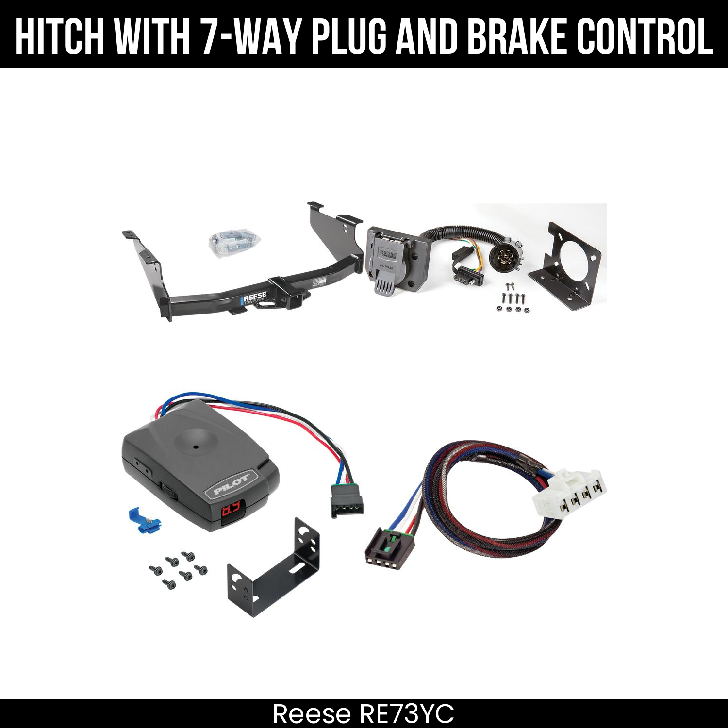 Trailer Hitch , 7-Way , Pro Series Pilot Brake Control