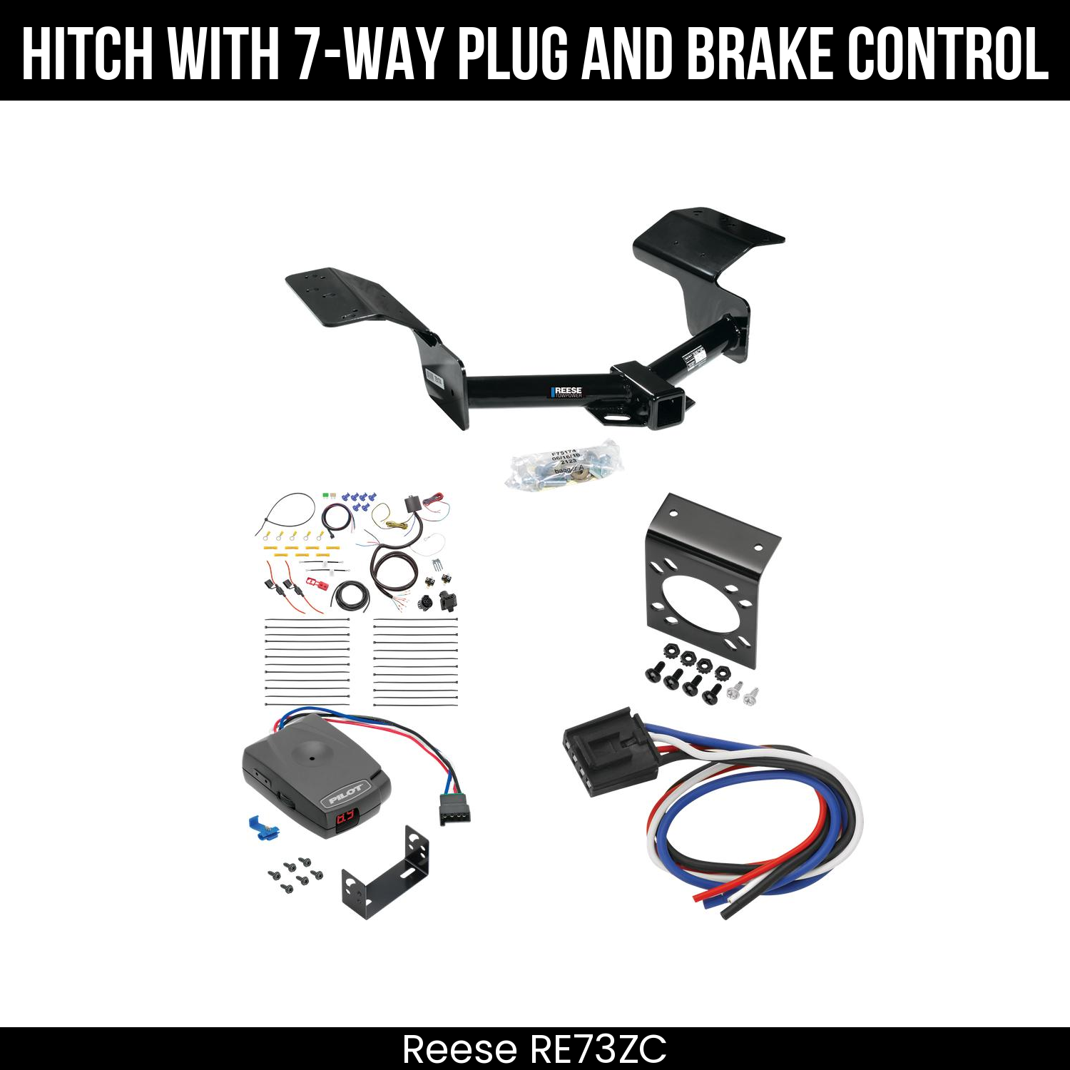 Trailer Hitch , 7-Way , Pro Series Pilot Brake Control