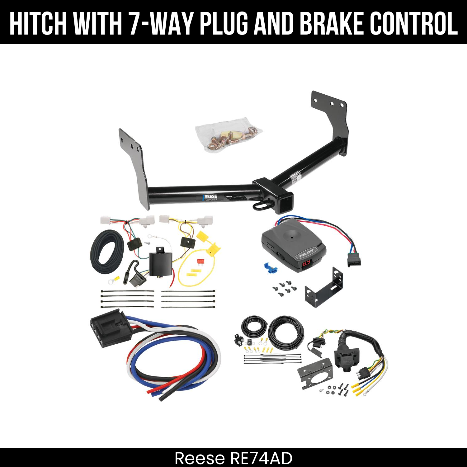 Trailer Hitch , 7-Way , Pro Series Pilot Brake Control