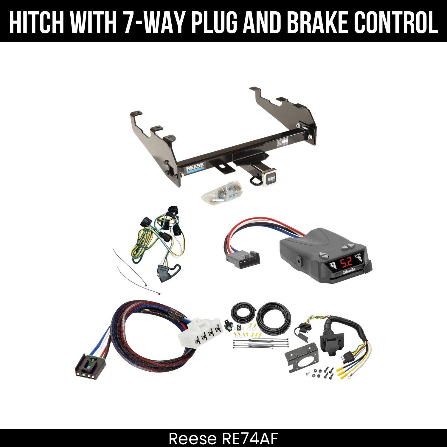 Trailer Hitch , 7-Way , Draw-Tite Activator IV Brake Control