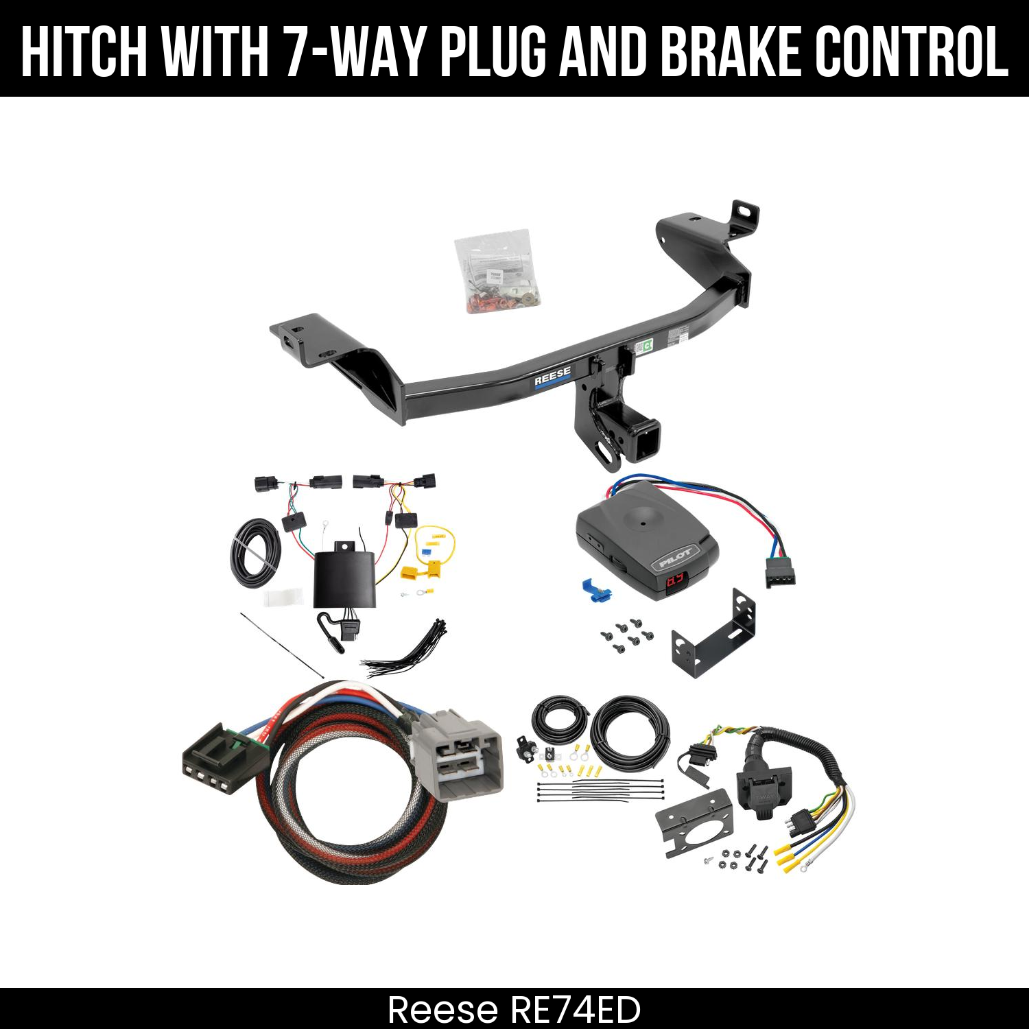 Trailer Hitch , 7-Way , Pro Series Pilot Brake Control
